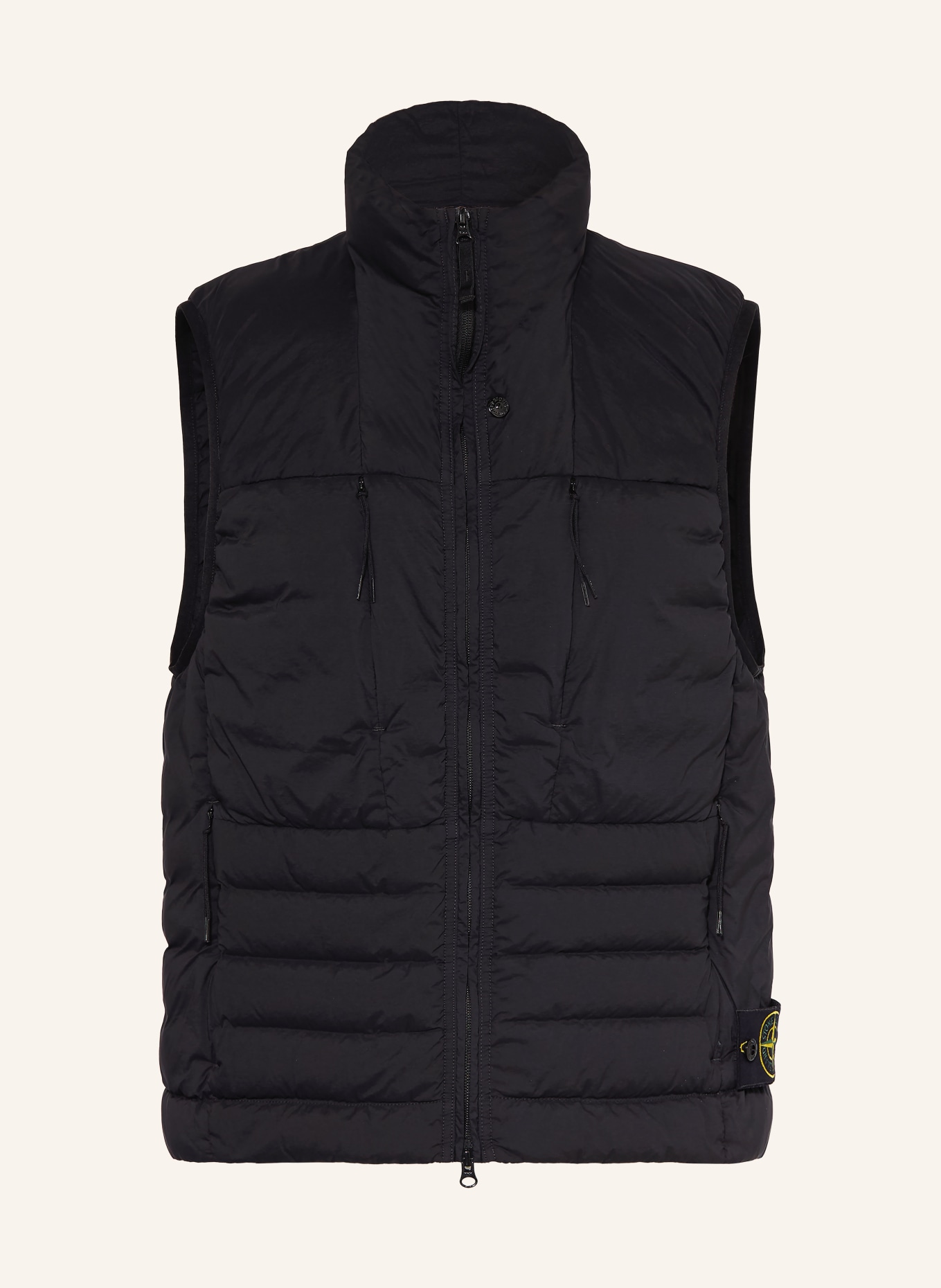 STONE ISLAND Daunenweste: SCHWARZ