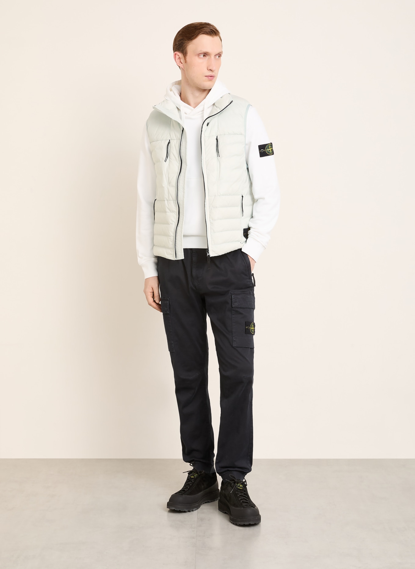 STONE ISLAND Daunenweste: HELLBLAU