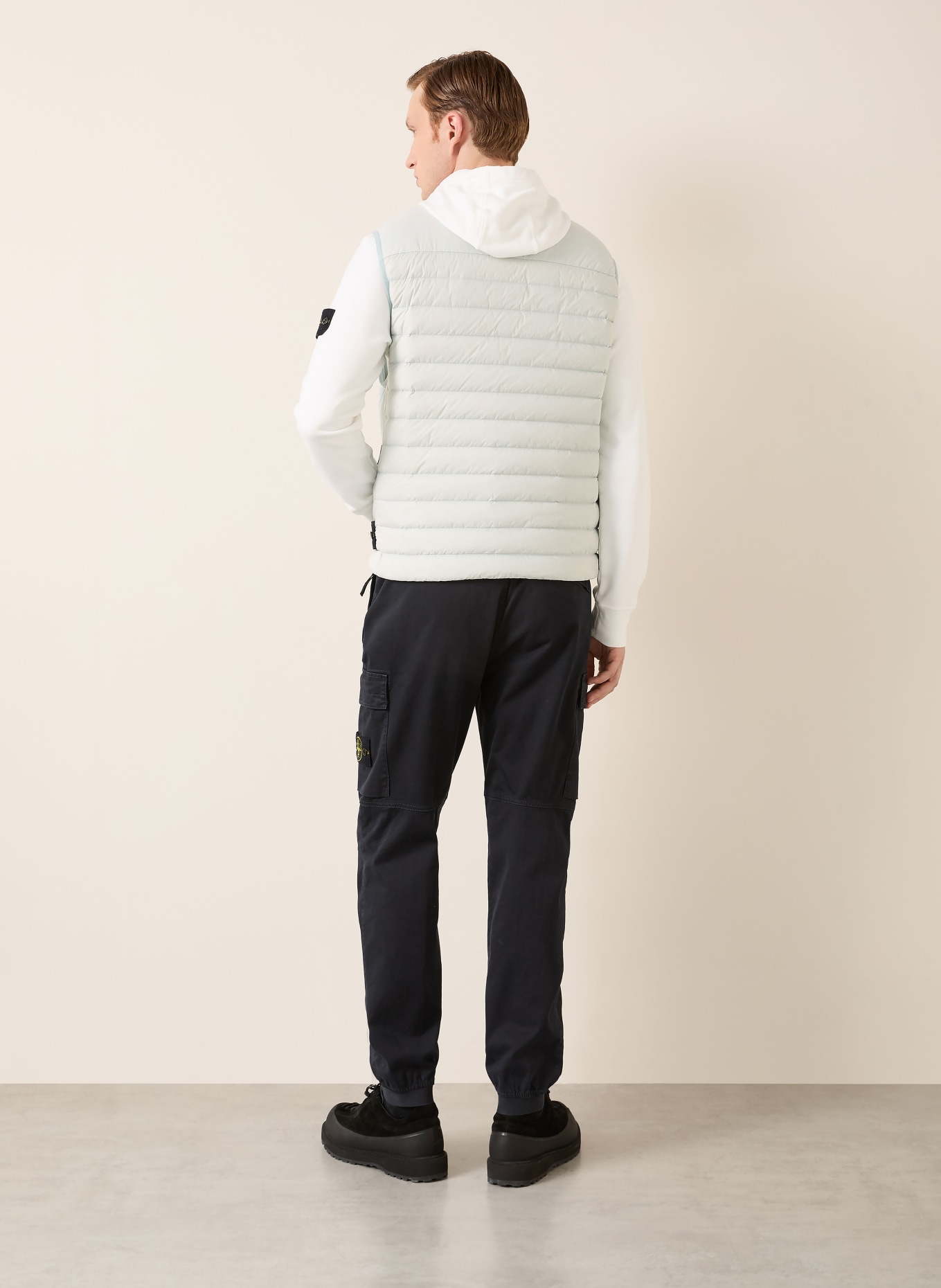 STONE ISLAND Daunenweste: HELLBLAU