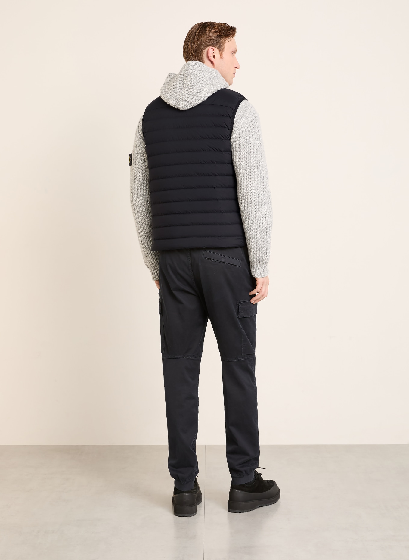 STONE ISLAND Daunenweste: DUNKELBLAU