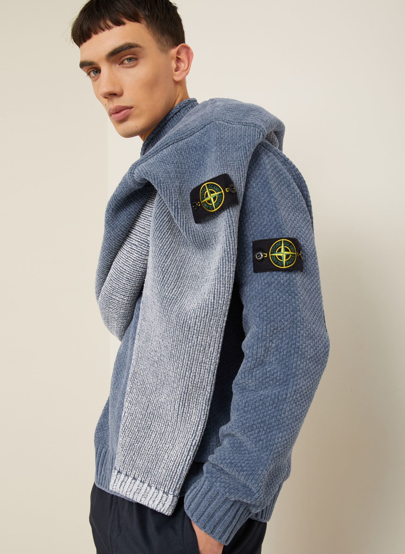 STONE ISLAND Pullover: BLAU