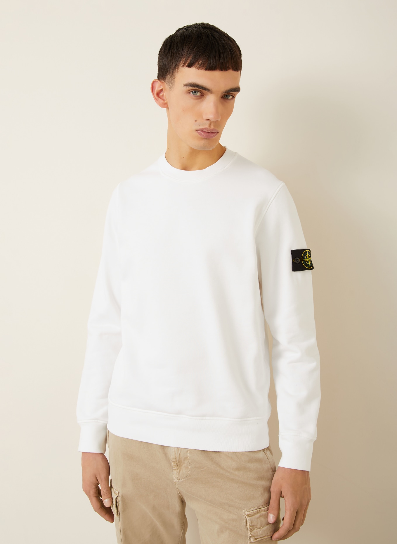 STONE ISLAND Sweatshirt: WEISS