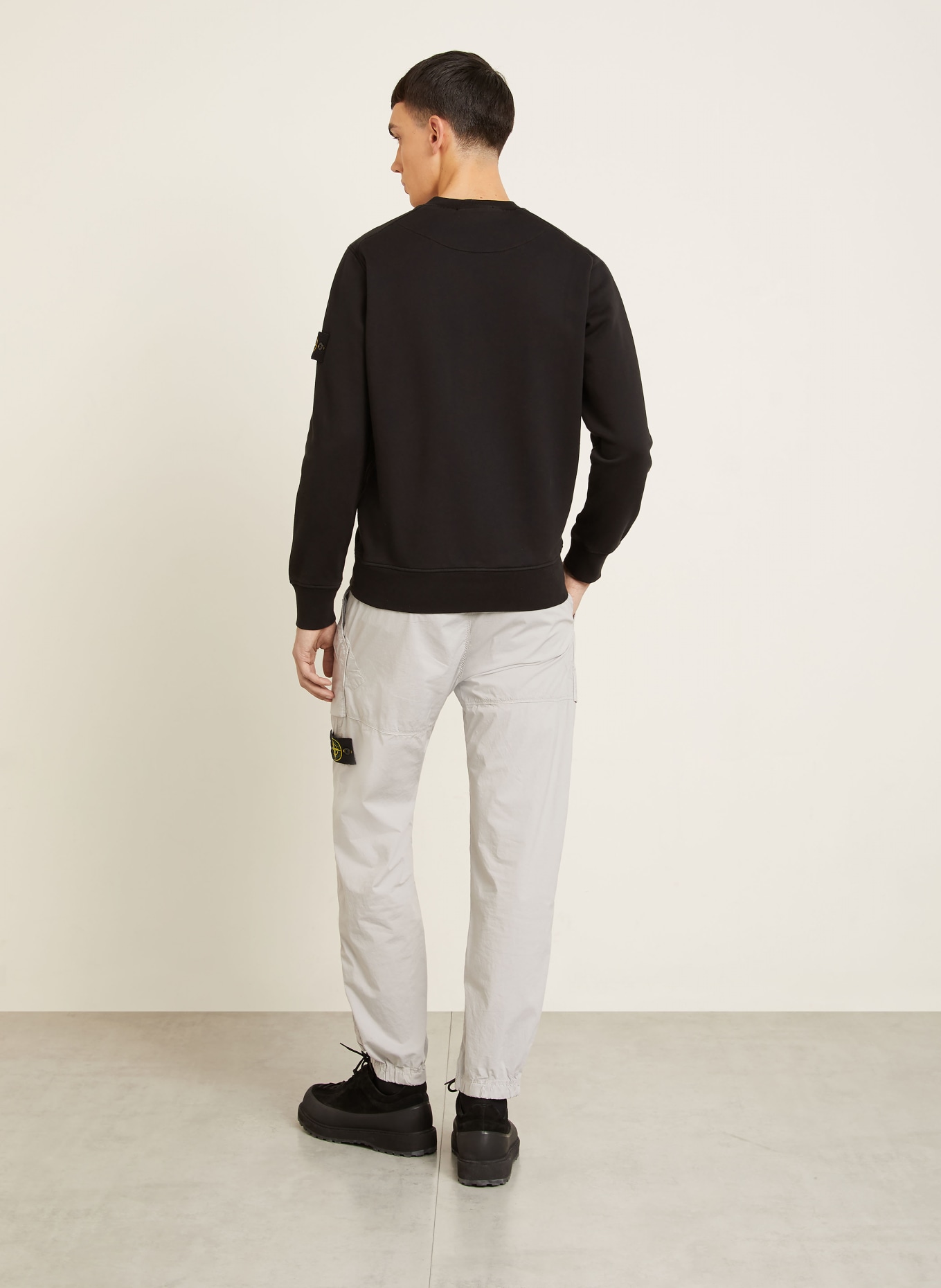 STONE ISLAND Sweatshirt: SCHWARZ