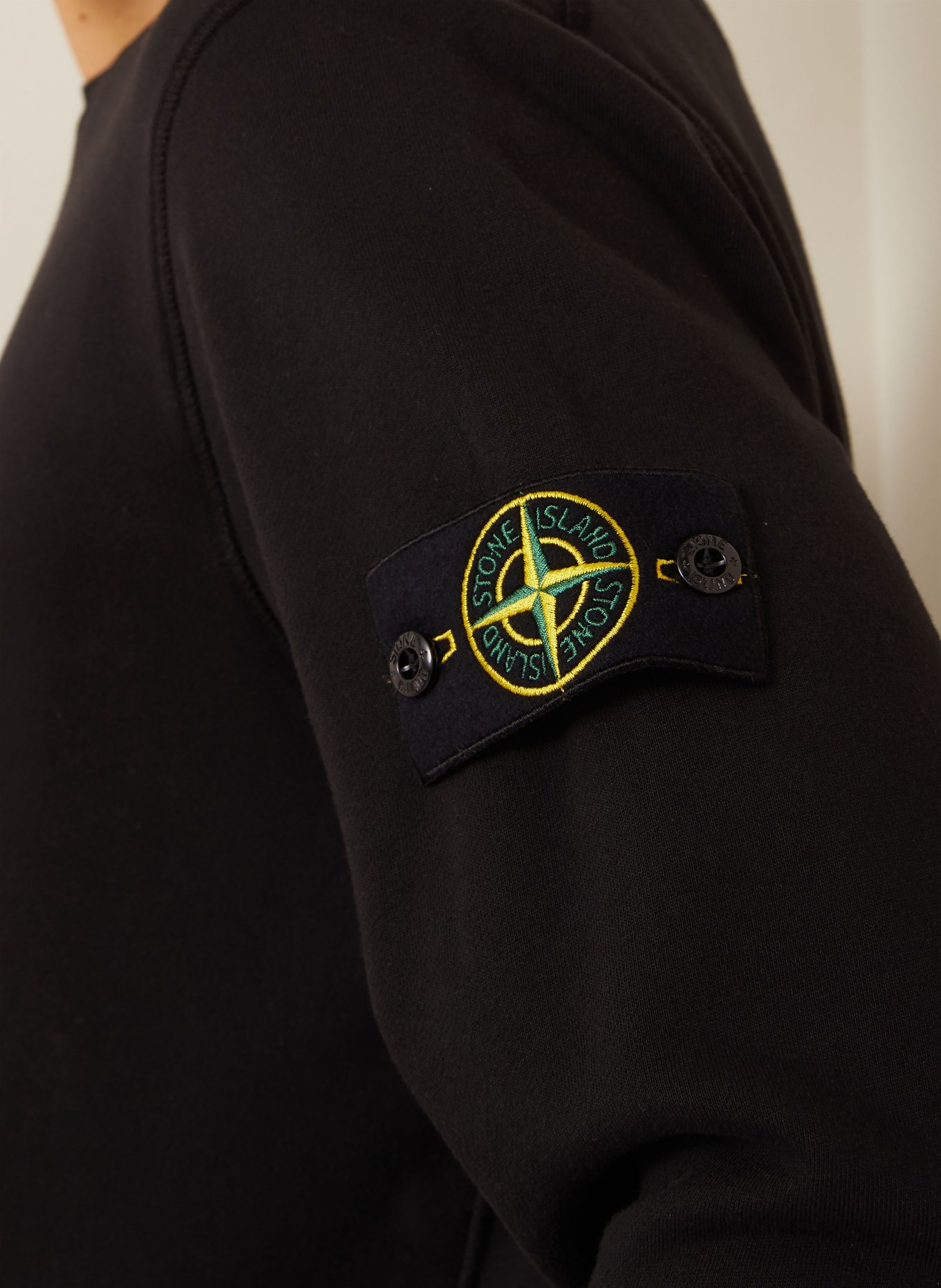 STONE ISLAND Sweatshirt: SCHWARZ