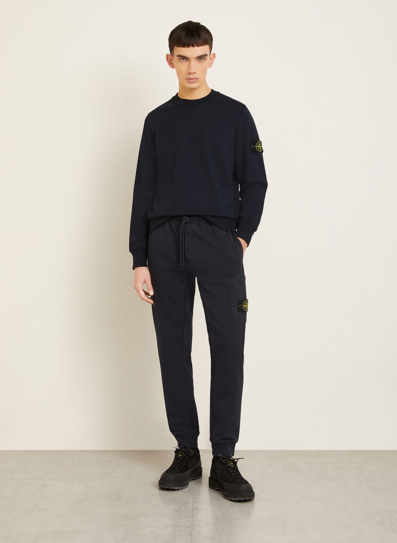 STONE ISLAND Sweatshirt: DUNKELBLAU