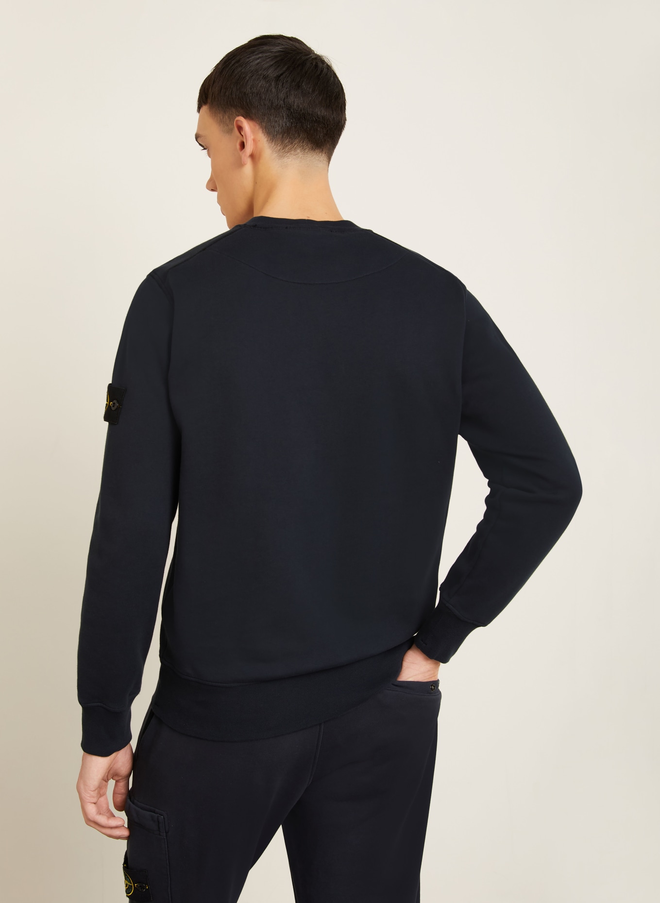 STONE ISLAND Sweatshirt: DUNKELBLAU