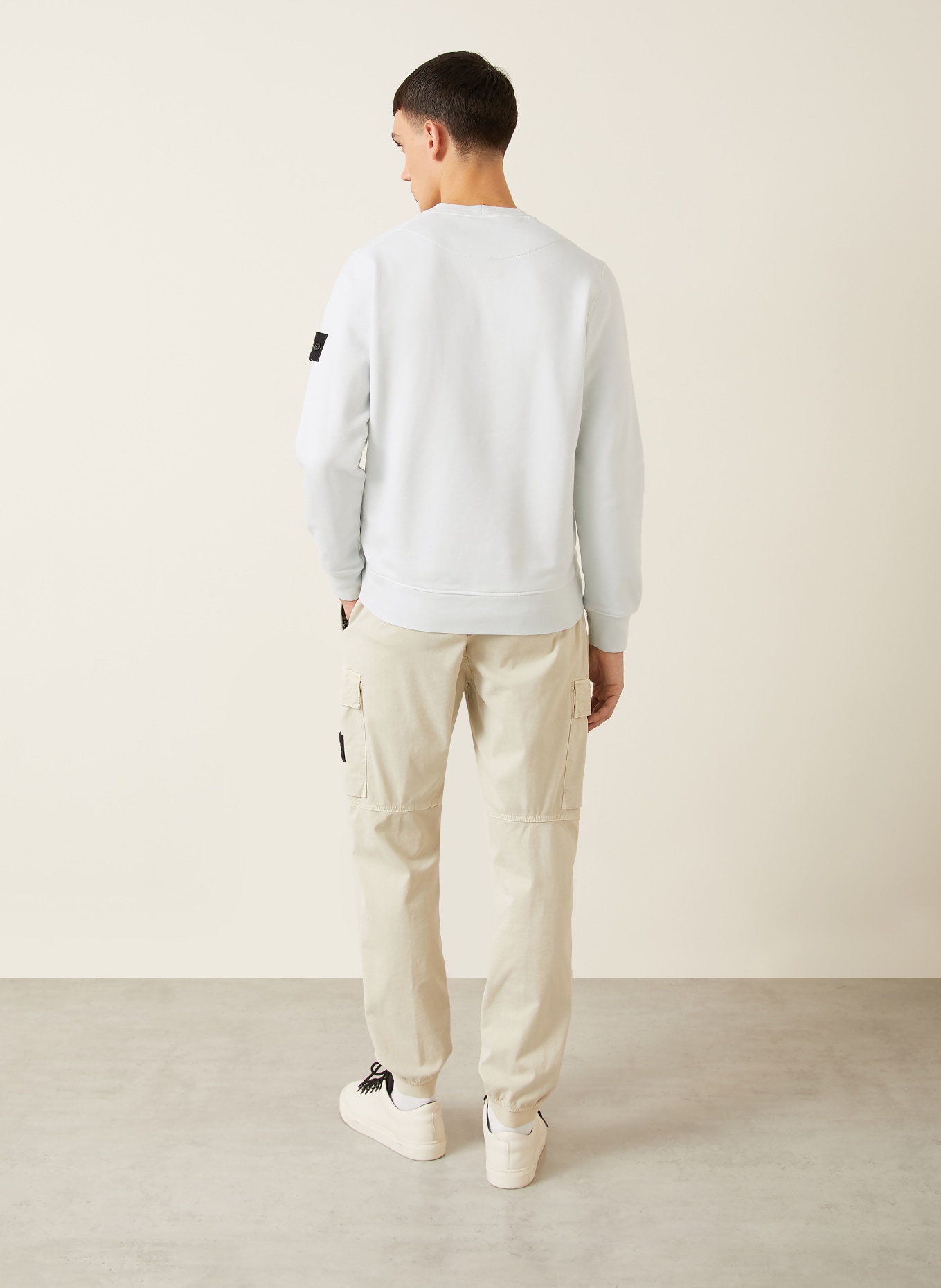 STONE ISLAND sweatshirt: BLUE GRAY