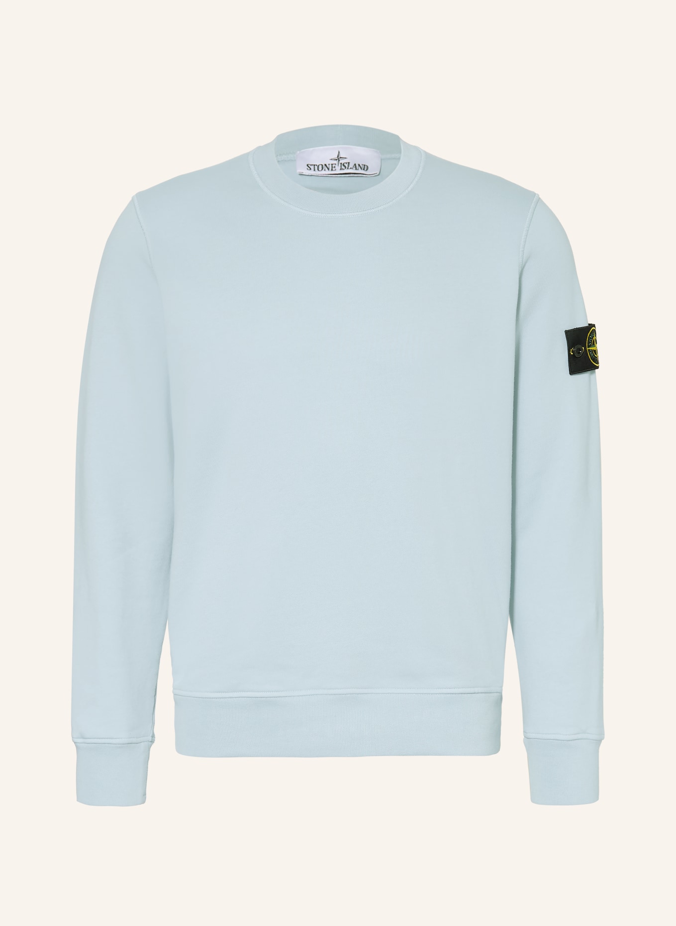 STONE ISLAND sweatshirt: LIGHT BLUE