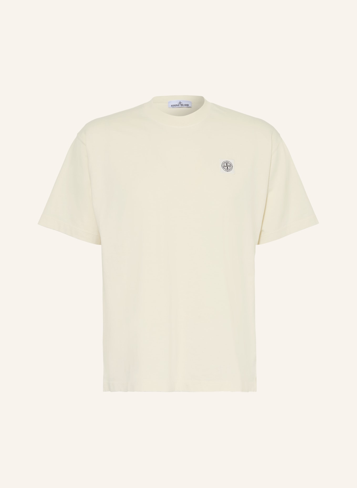 STONE ISLAND T-Shirt: ECRU