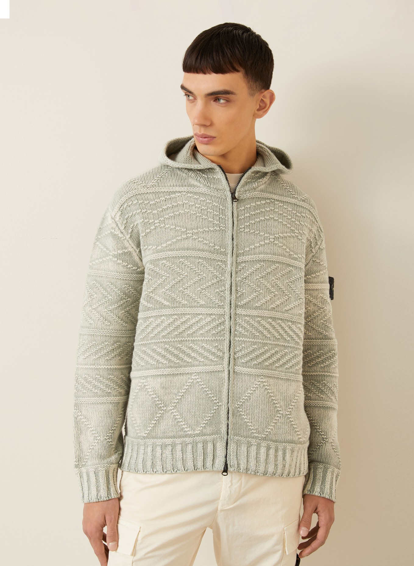 STONE ISLAND Sweter z kaszmiru: JASNOZIELONY