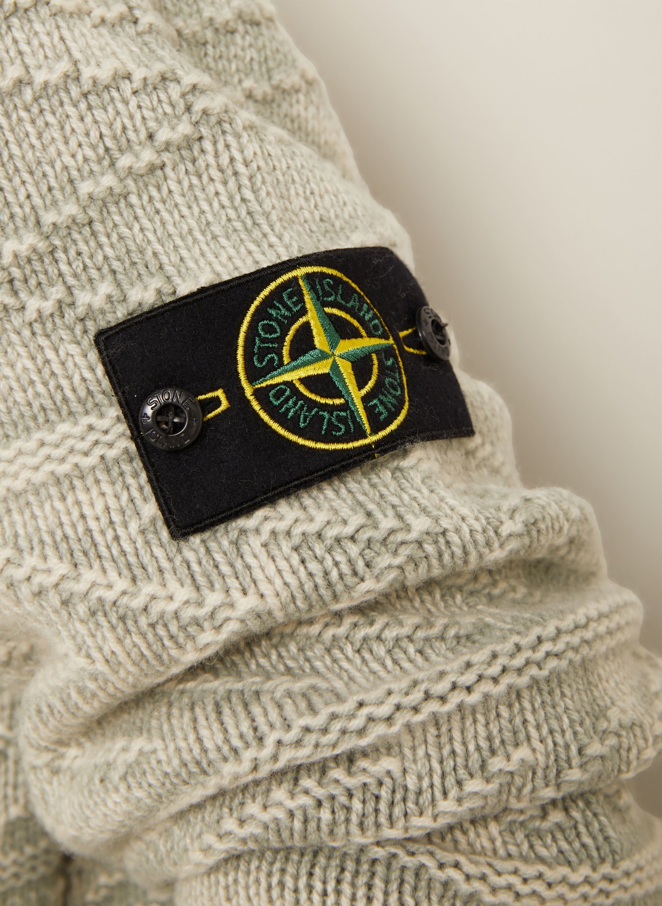 STONE ISLAND Sweter z kaszmiru: JASNOZIELONY