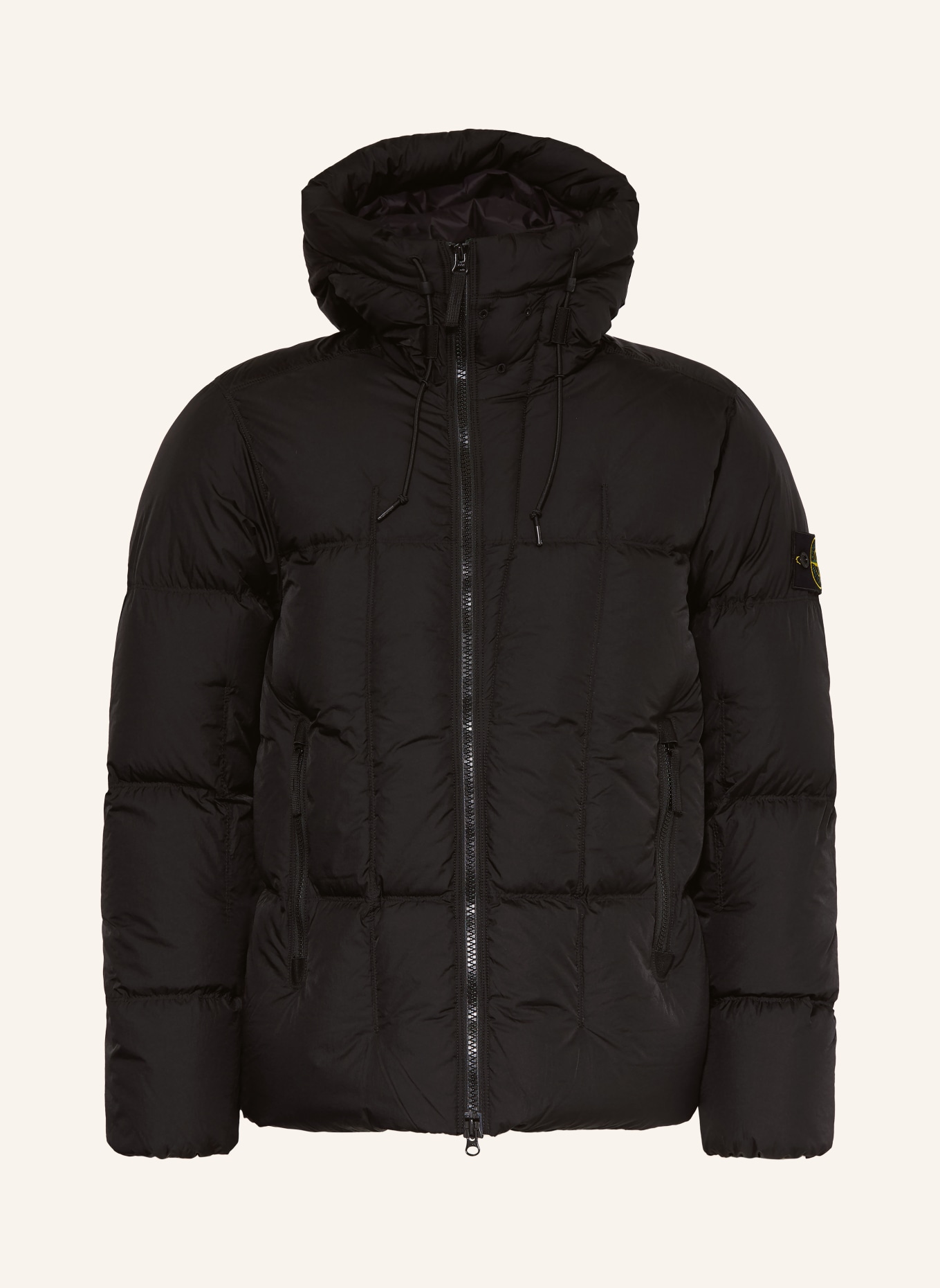 STONE ISLAND down jacket: BLACK