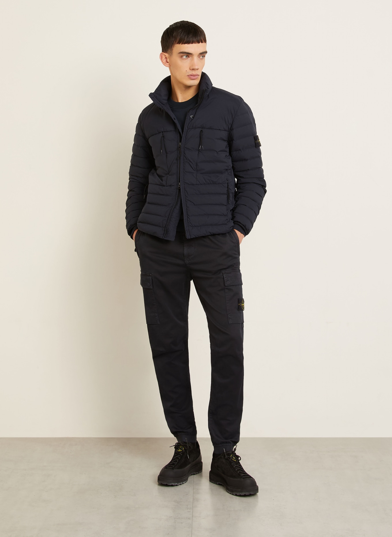 STONE ISLAND Daunenjacke: DUNKELBLAU