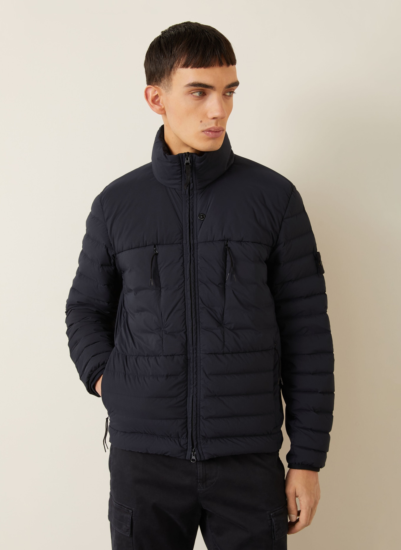 STONE ISLAND Daunenjacke: DUNKELBLAU
