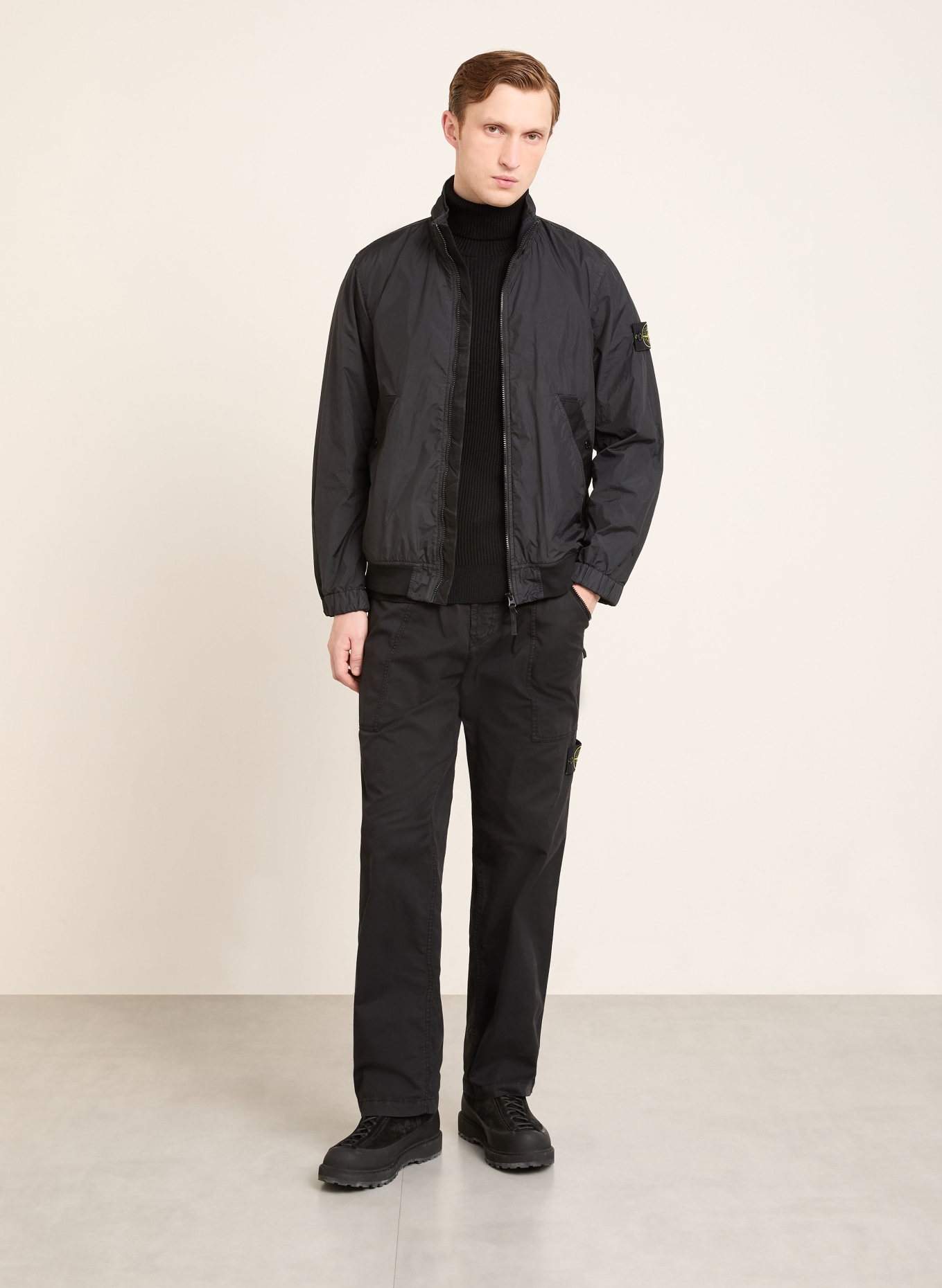 STONE ISLAND Jacke: SCHWARZ