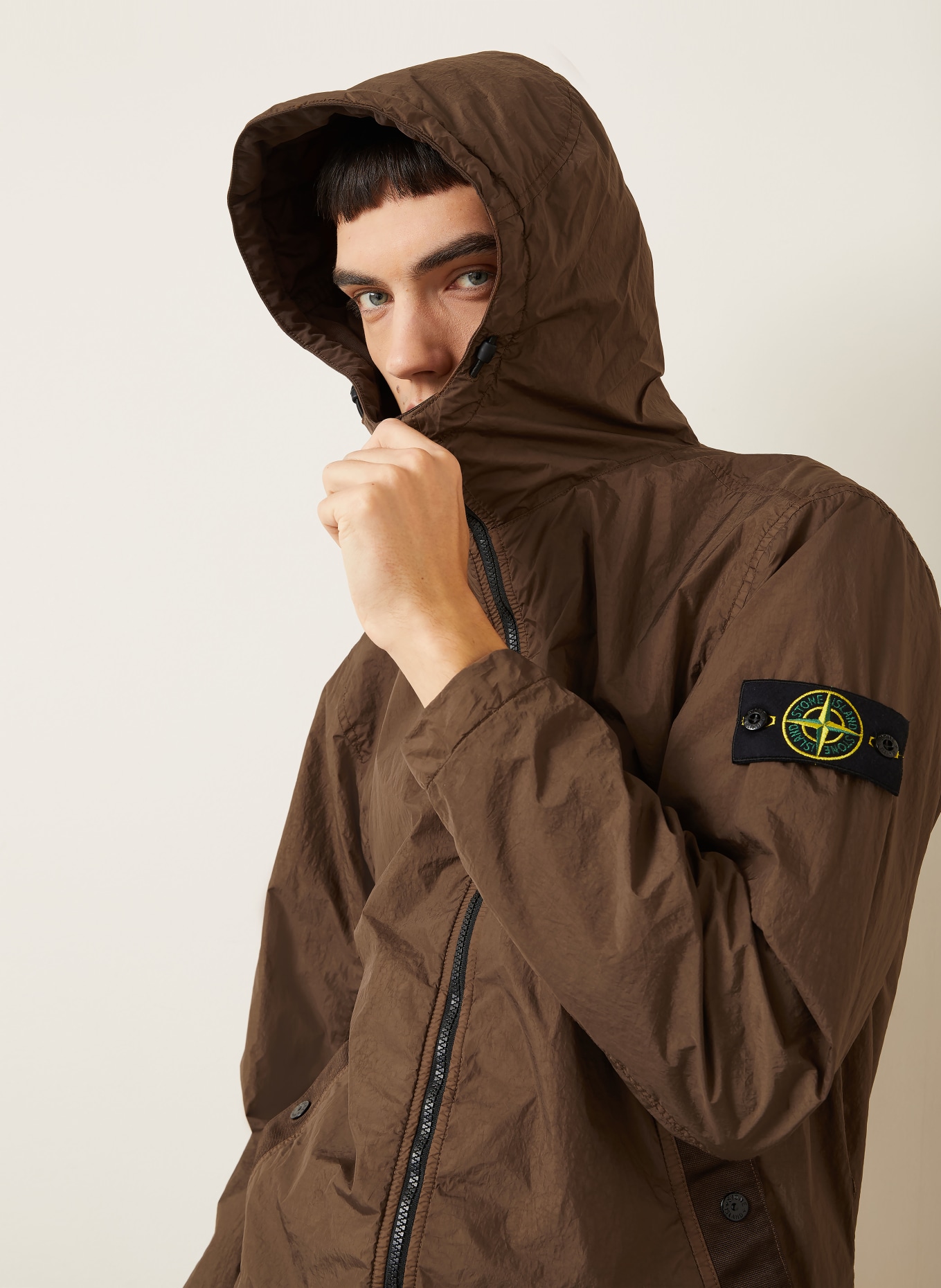 STONE ISLAND Jacke: DUNKELBRAUN