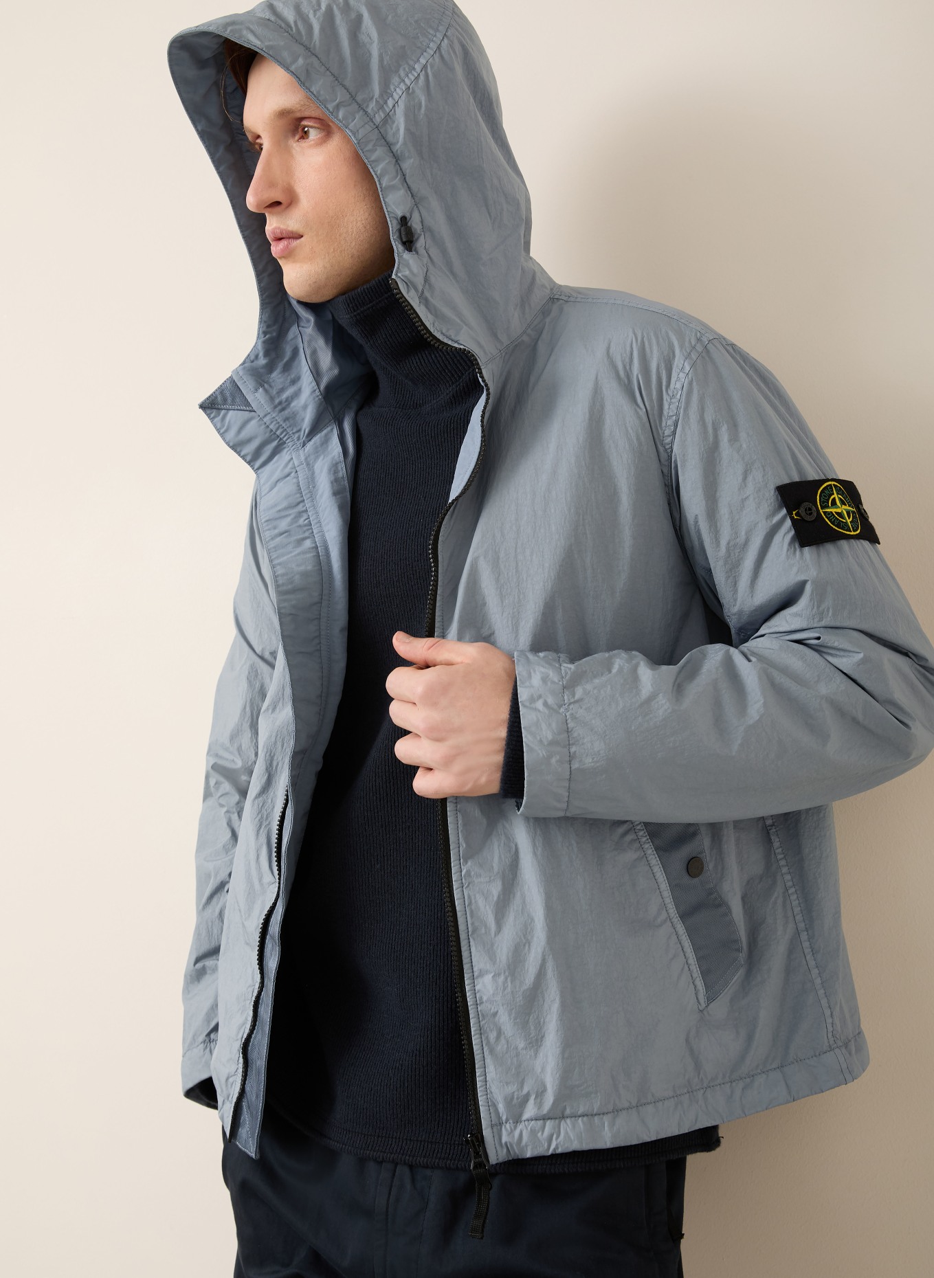STONE ISLAND Jacke: BLAUGRAU