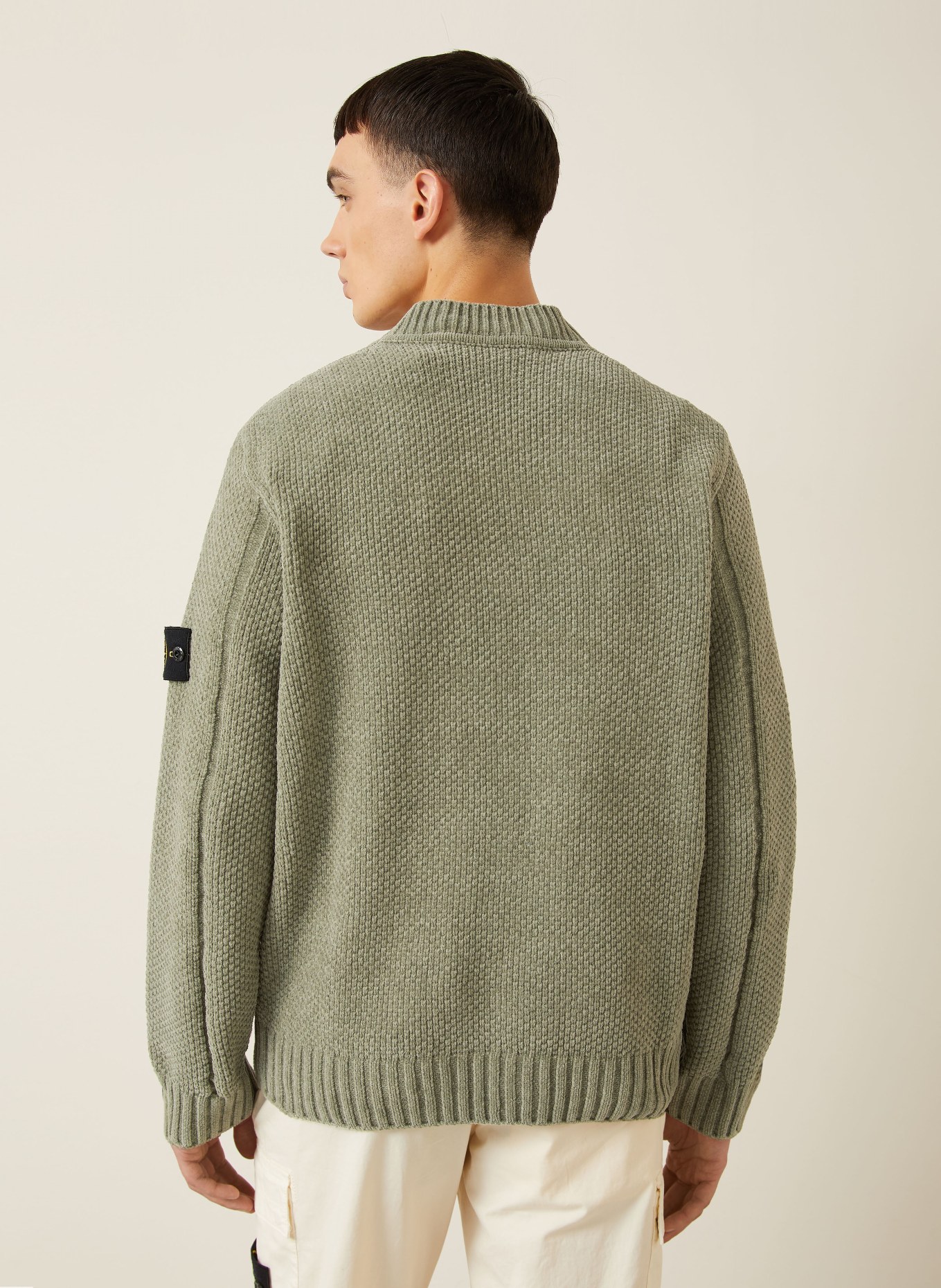 STONE ISLAND sweater: OLIVE