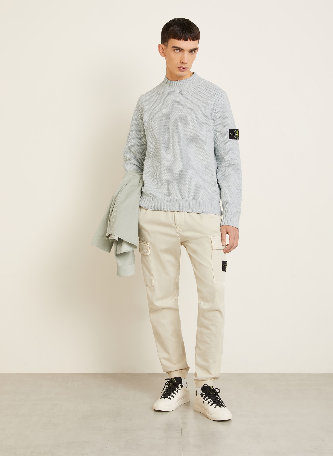 STONE ISLAND svetr: TMAVĚ MODRÁ