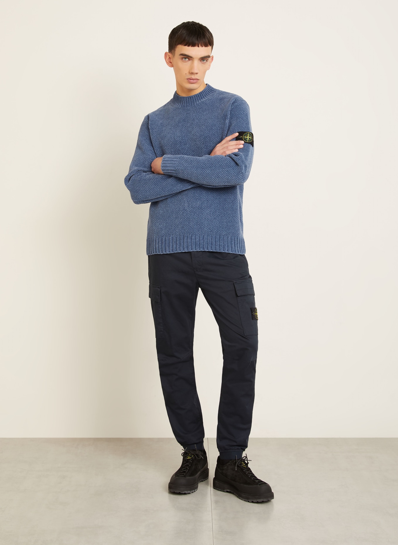 STONE ISLAND svetr: MODRÁ