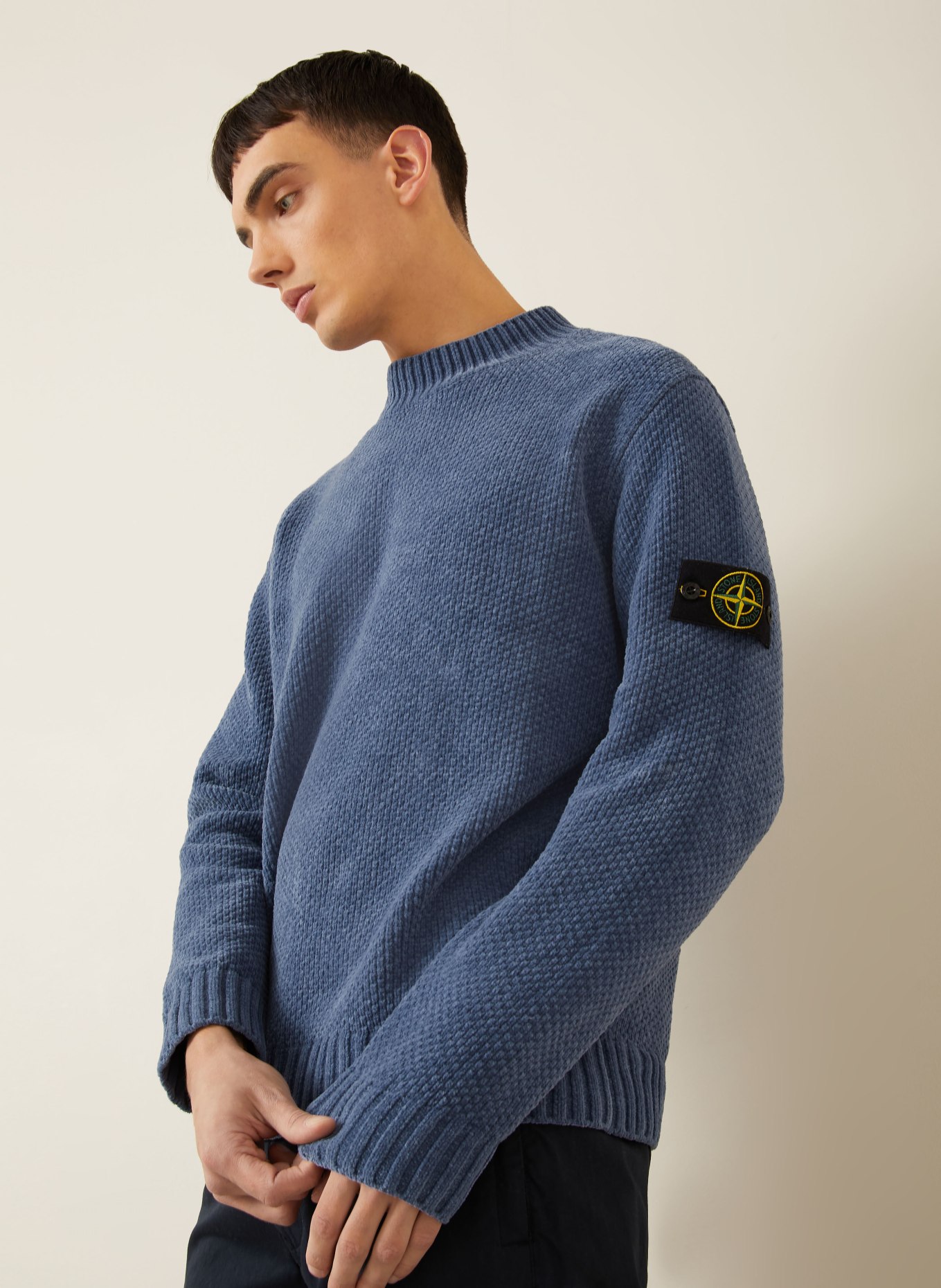 STONE ISLAND svetr: MODRÁ