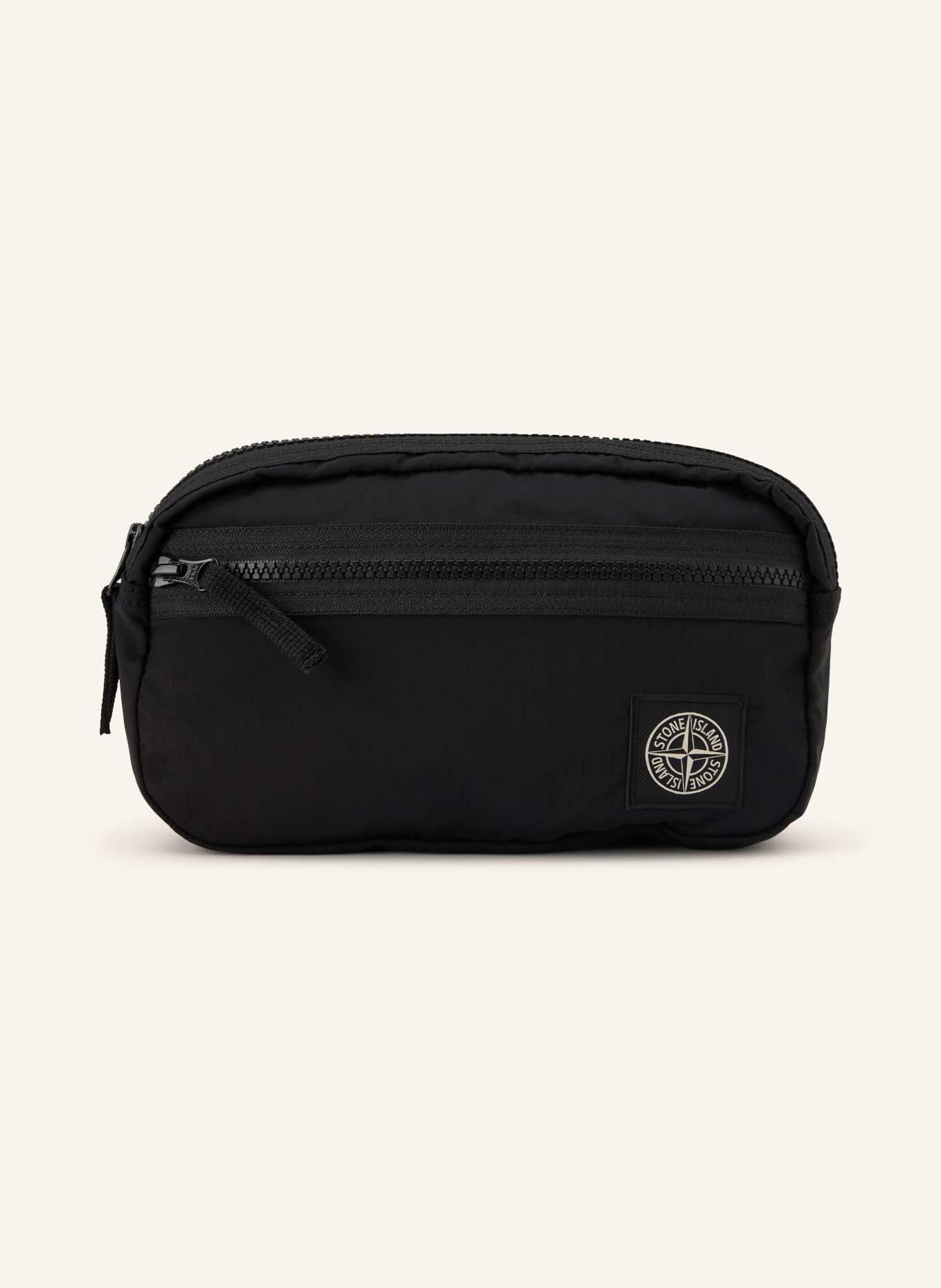 STONE ISLAND fanny pack: BLACK