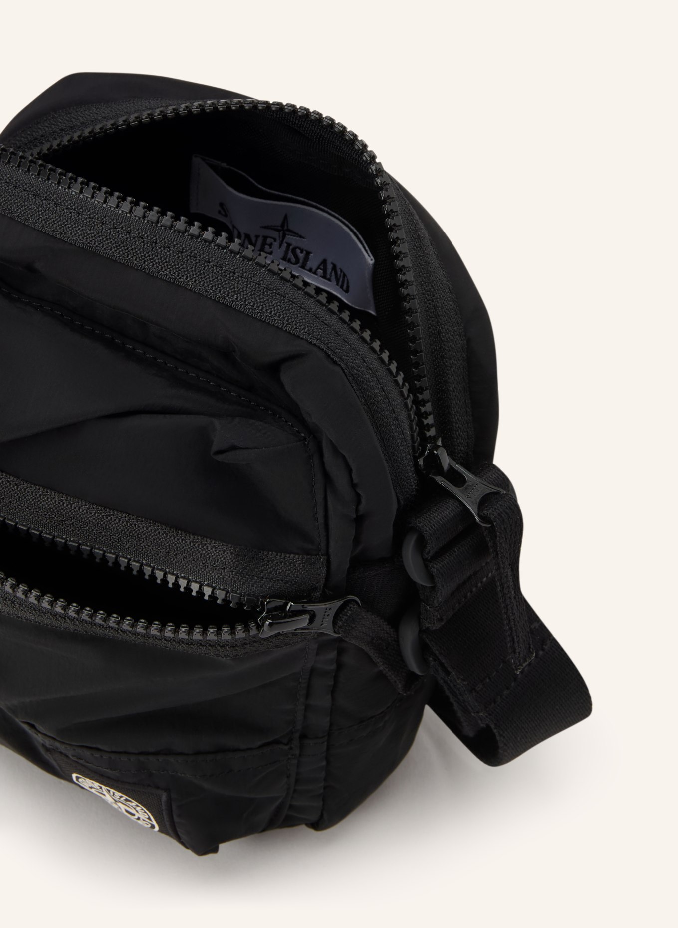 STONE ISLAND taška přes rameno: ČERNÁ