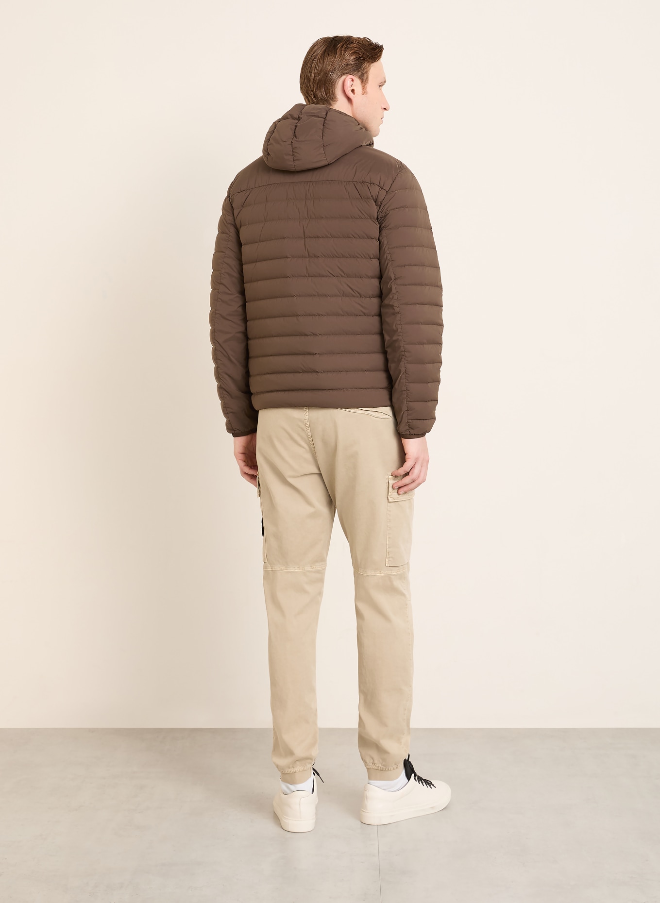 STONE ISLAND Daunenjacke: DUNKELBRAUN