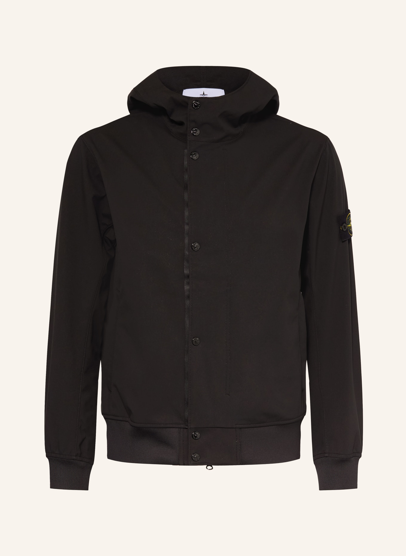 STONE ISLAND Softshell-Jacke: SCHWARZ