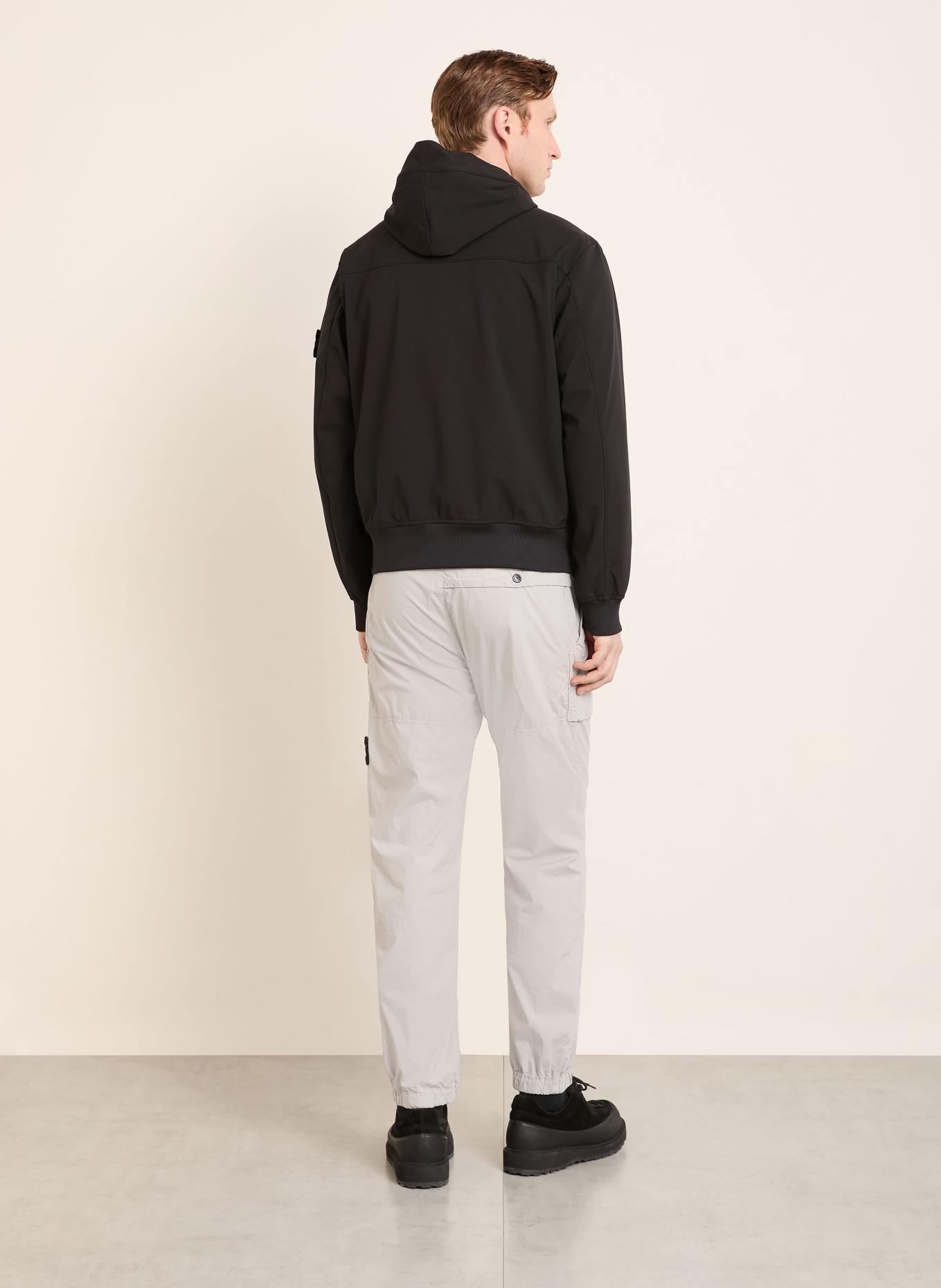 STONE ISLAND Softshell-Jacke: SCHWARZ