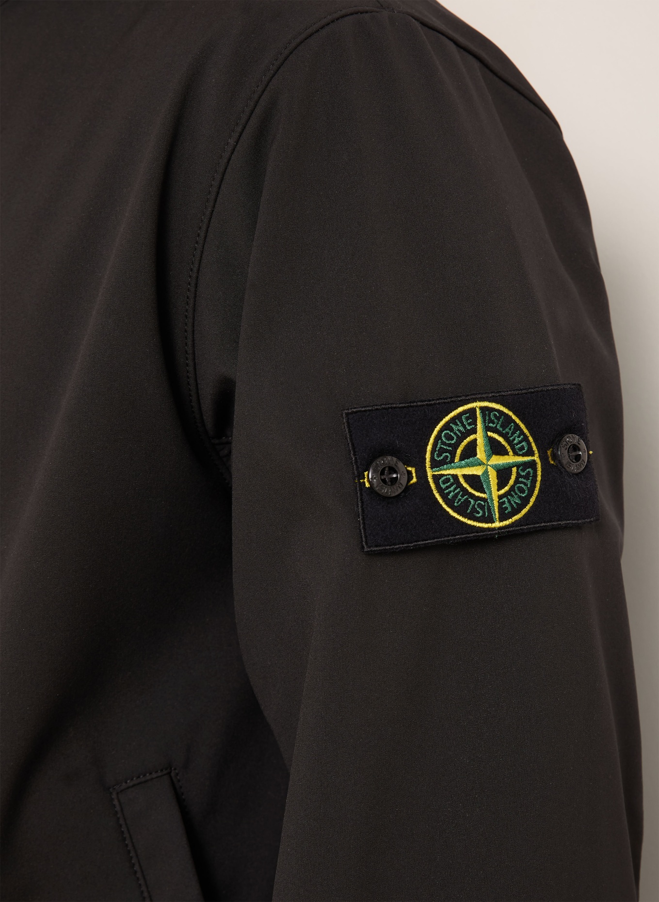 STONE ISLAND Softshell-Jacke: SCHWARZ