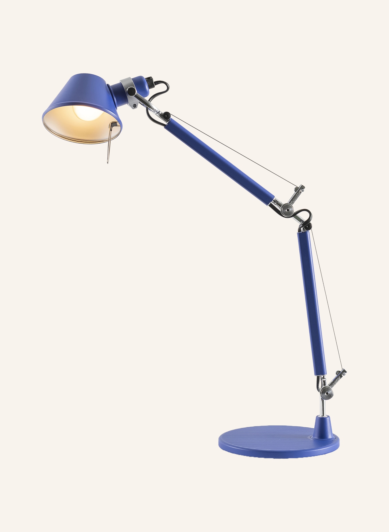 Artemide Tischleuchte TOLOMEO MICRO: BLAU