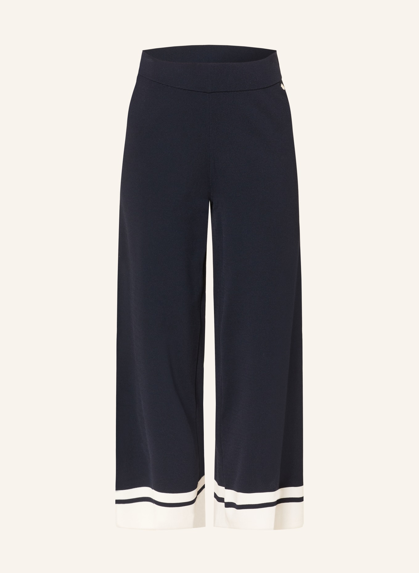 Joseph Ribkoff pantalon en velours côtelé: BLEU FONCÉ