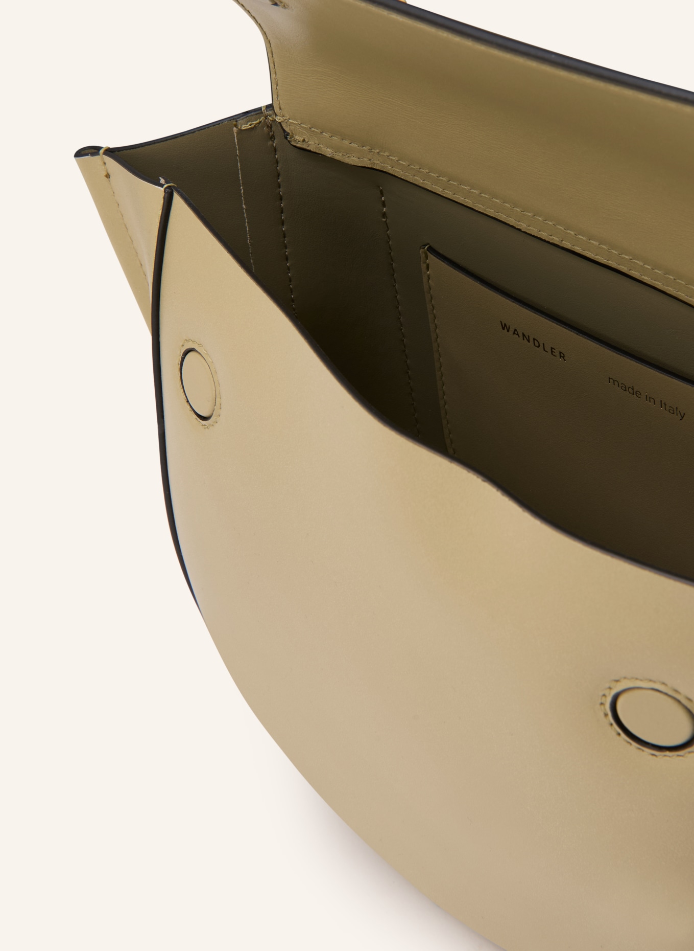 WANDLER HORTENSIA handbag: LIGHT GREEN