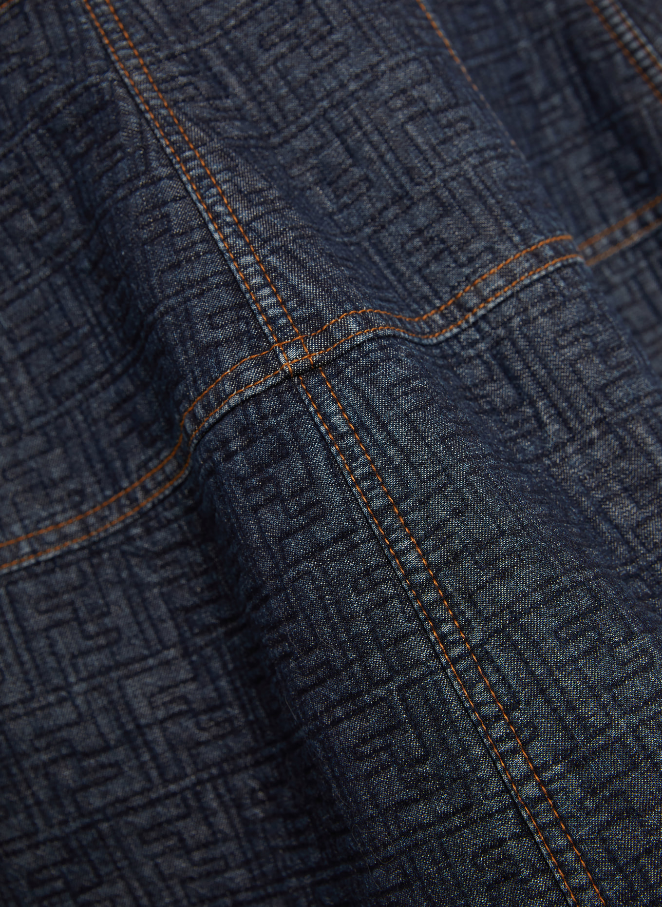 FENDI Denim-look dress: BLUE