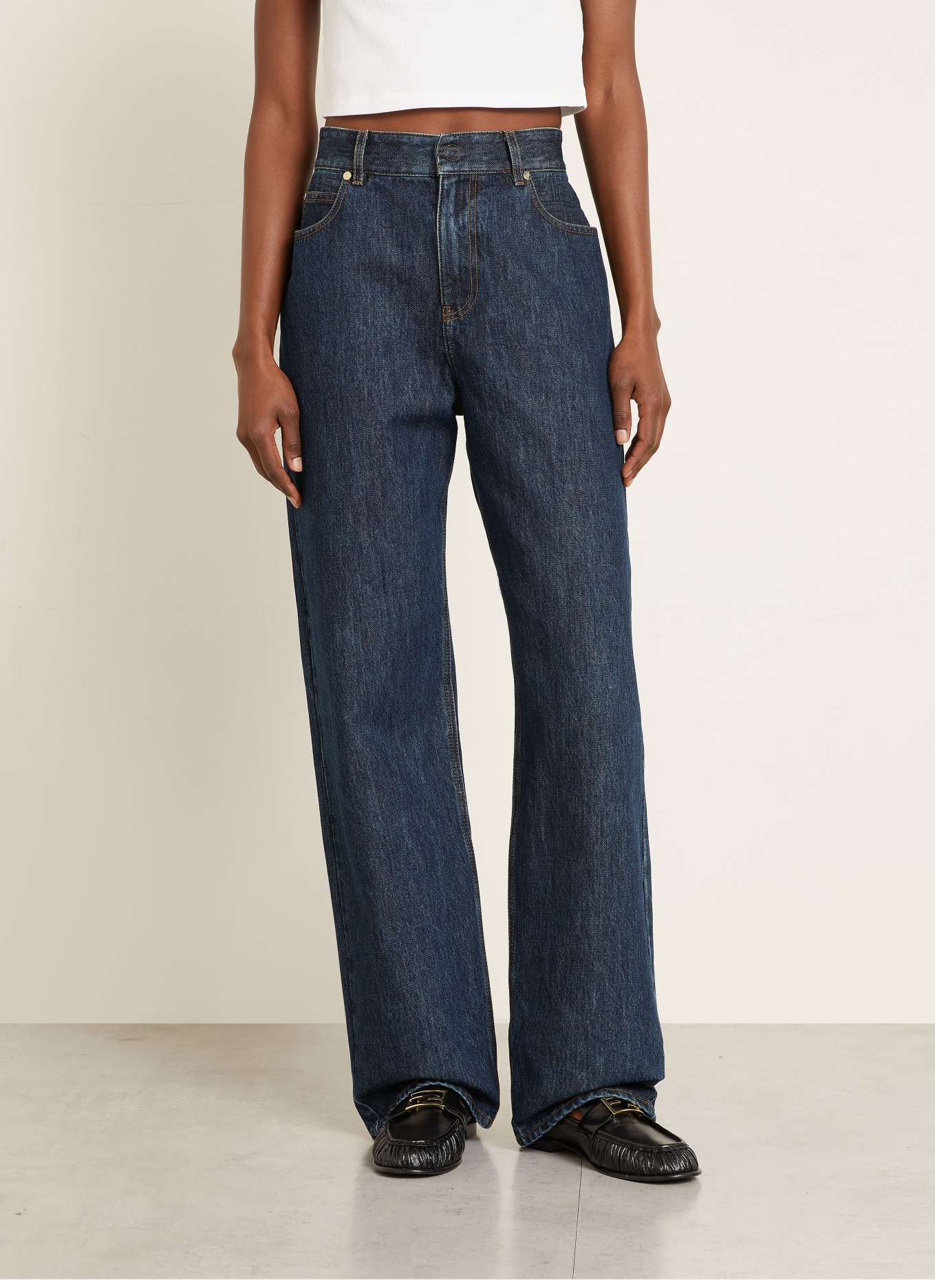 FENDI Straight jeans: F1UKI BLUEBERRY-26
