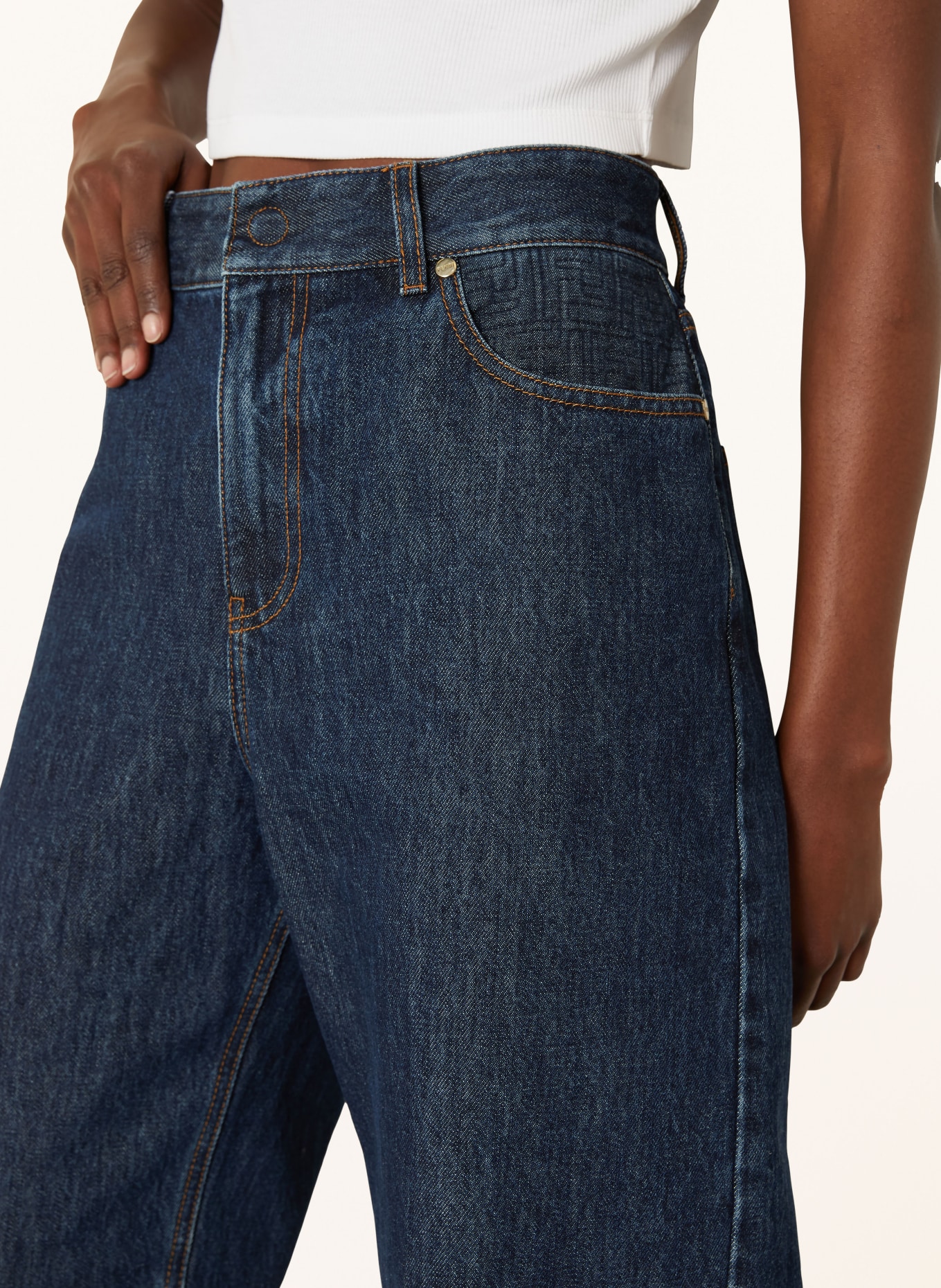 FENDI Straight jeans: F1UKI BLUEBERRY-26