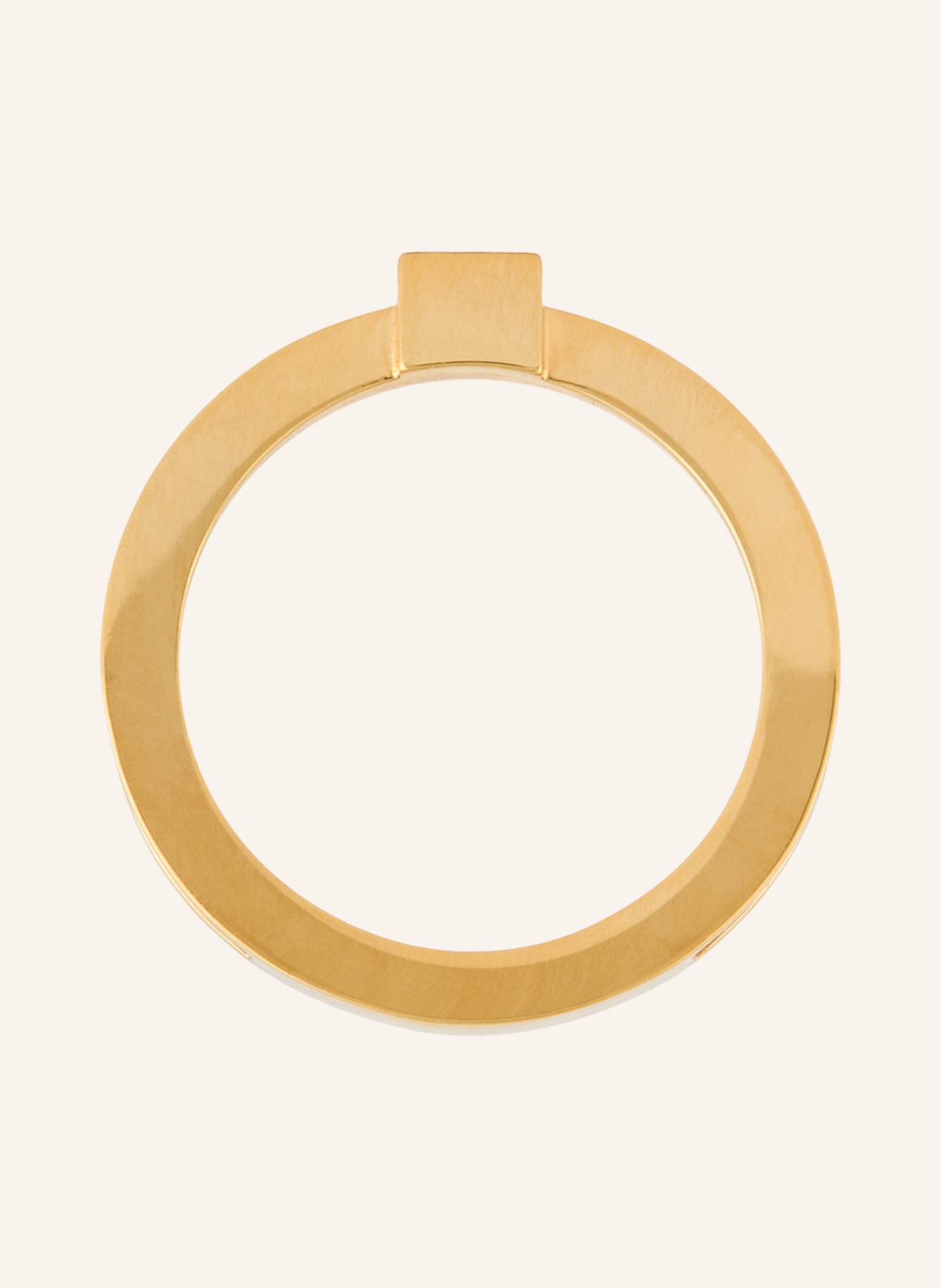 FENDI Pierścionek FOREVER FENDI: ZŁOTY / BIAŁY