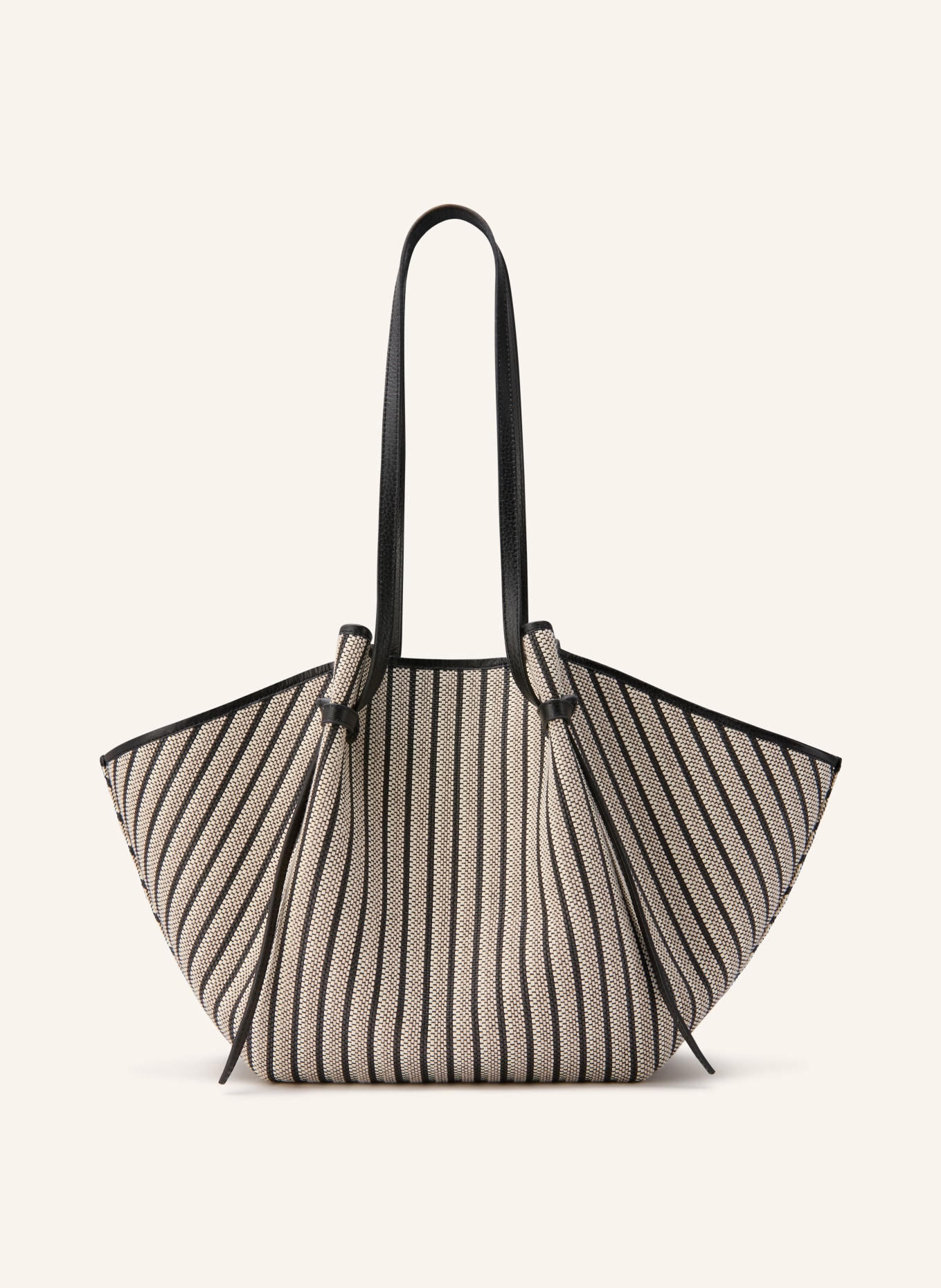 YUZEFI Shopper MOCHI: SCHWARZ / CREME / WEISS