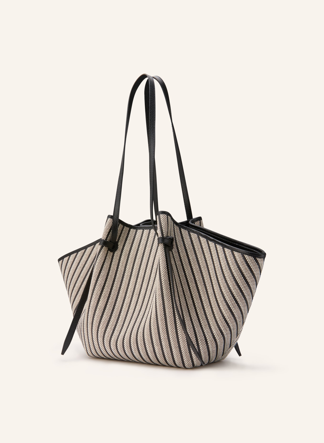 YUZEFI Shopper MOCHI: SCHWARZ / CREME / WEISS