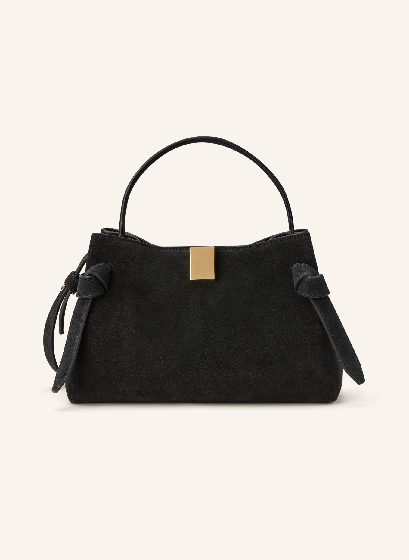 YUZEFI GYOZA handbag: BLACK / GOLD