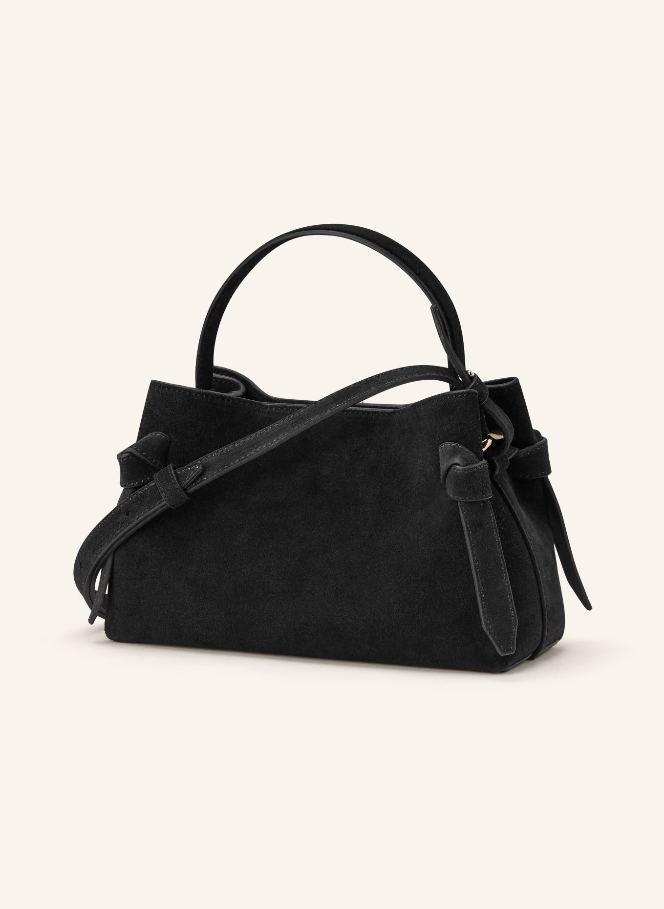 YUZEFI GYOZA handbag: BLACK / GOLD