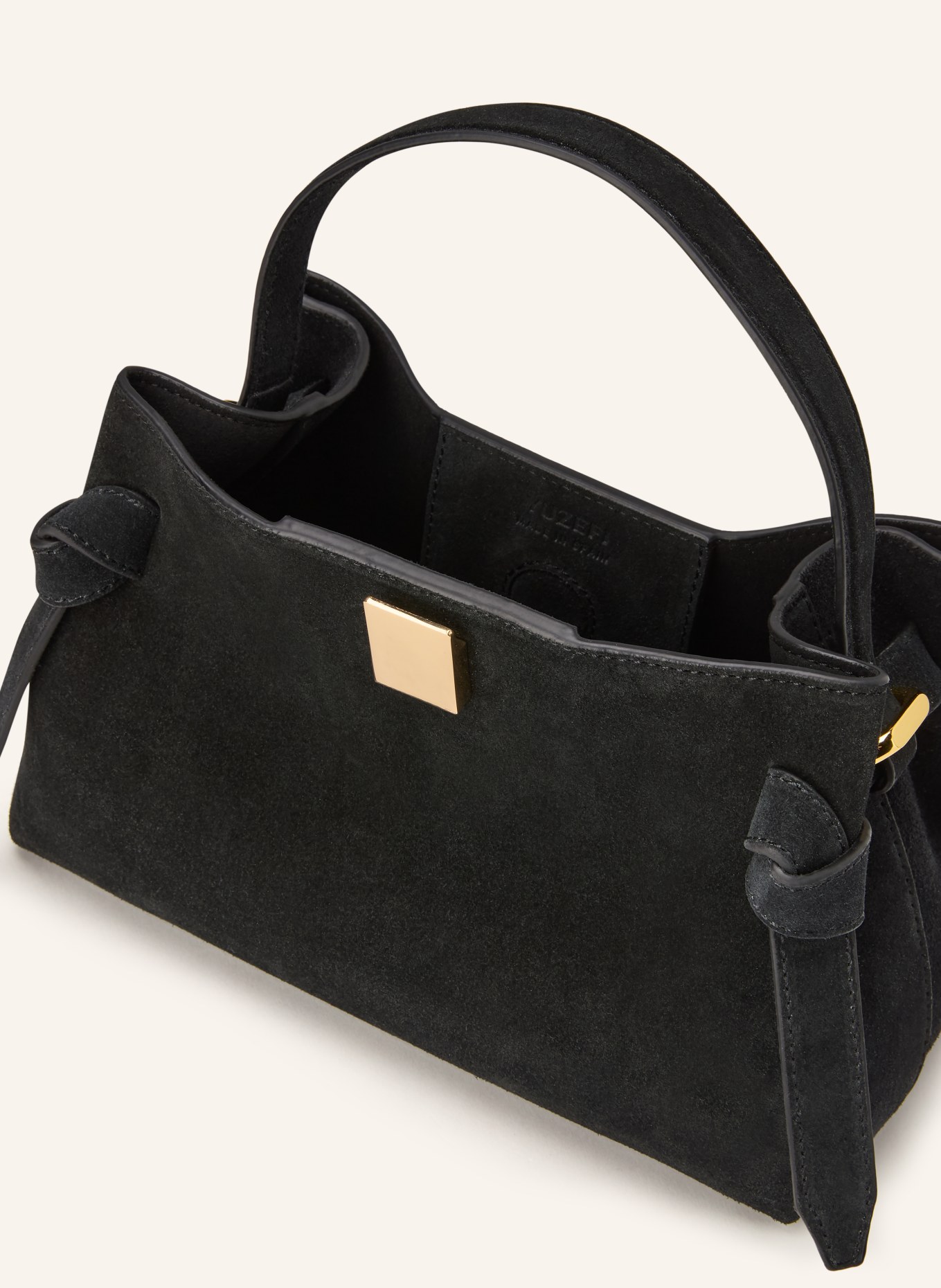 YUZEFI GYOZA handbag: BLACK / GOLD