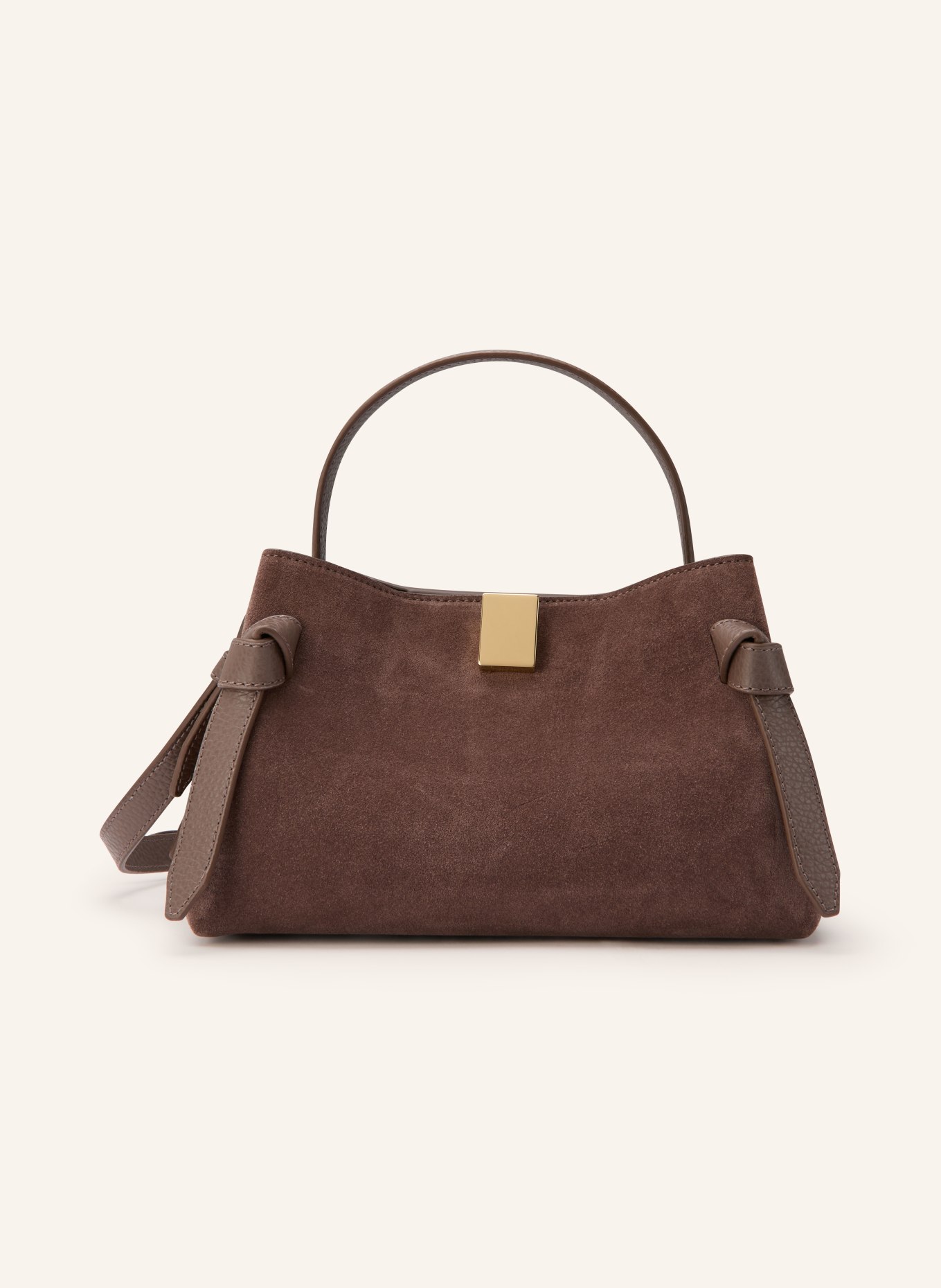 YUZEFI GYOZA MINI handbag: BROWN
