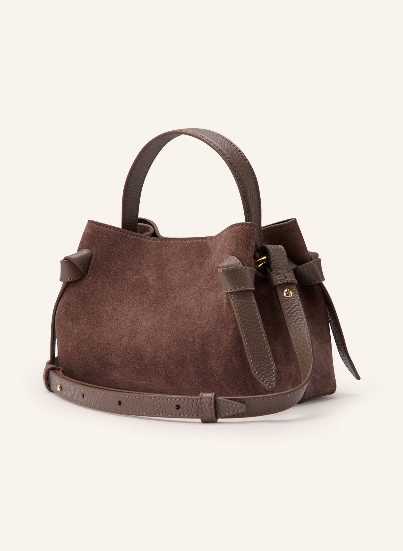 YUZEFI GYOZA MINI handbag: BROWN