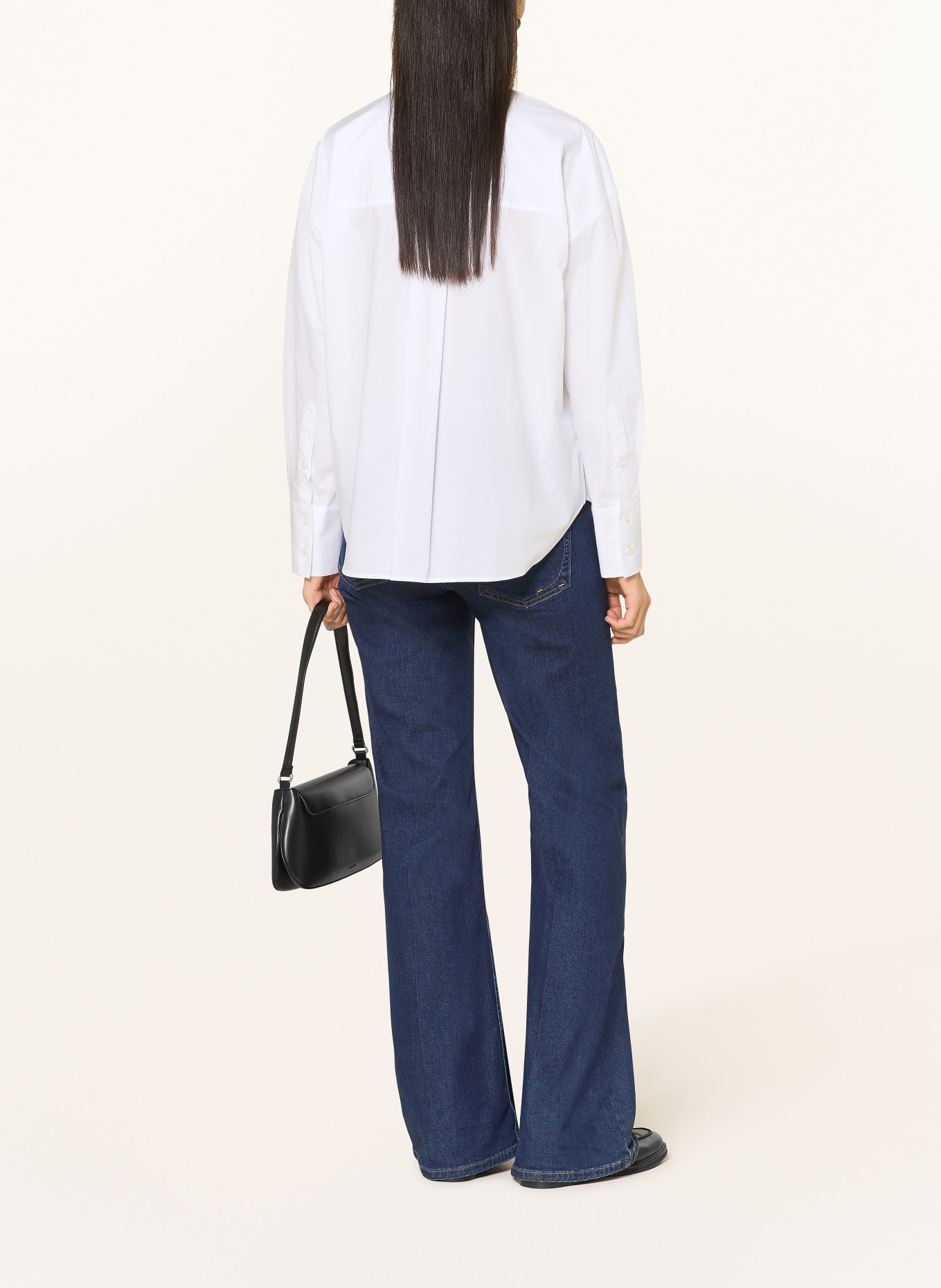 van Laack Hemdbluse VL-BESNA-APPL mit Rüschen: WEISS