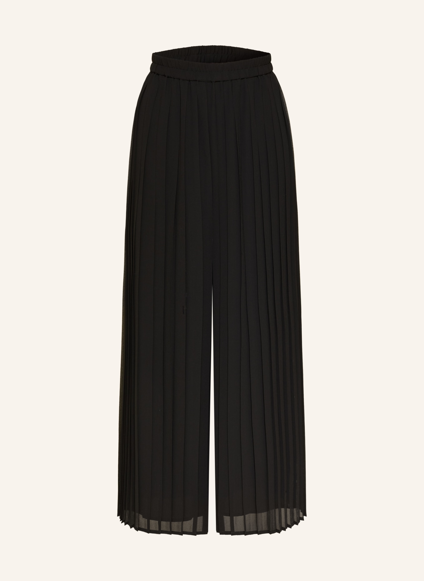 van Laack Marlenehose mit Plissees: SCHWARZ