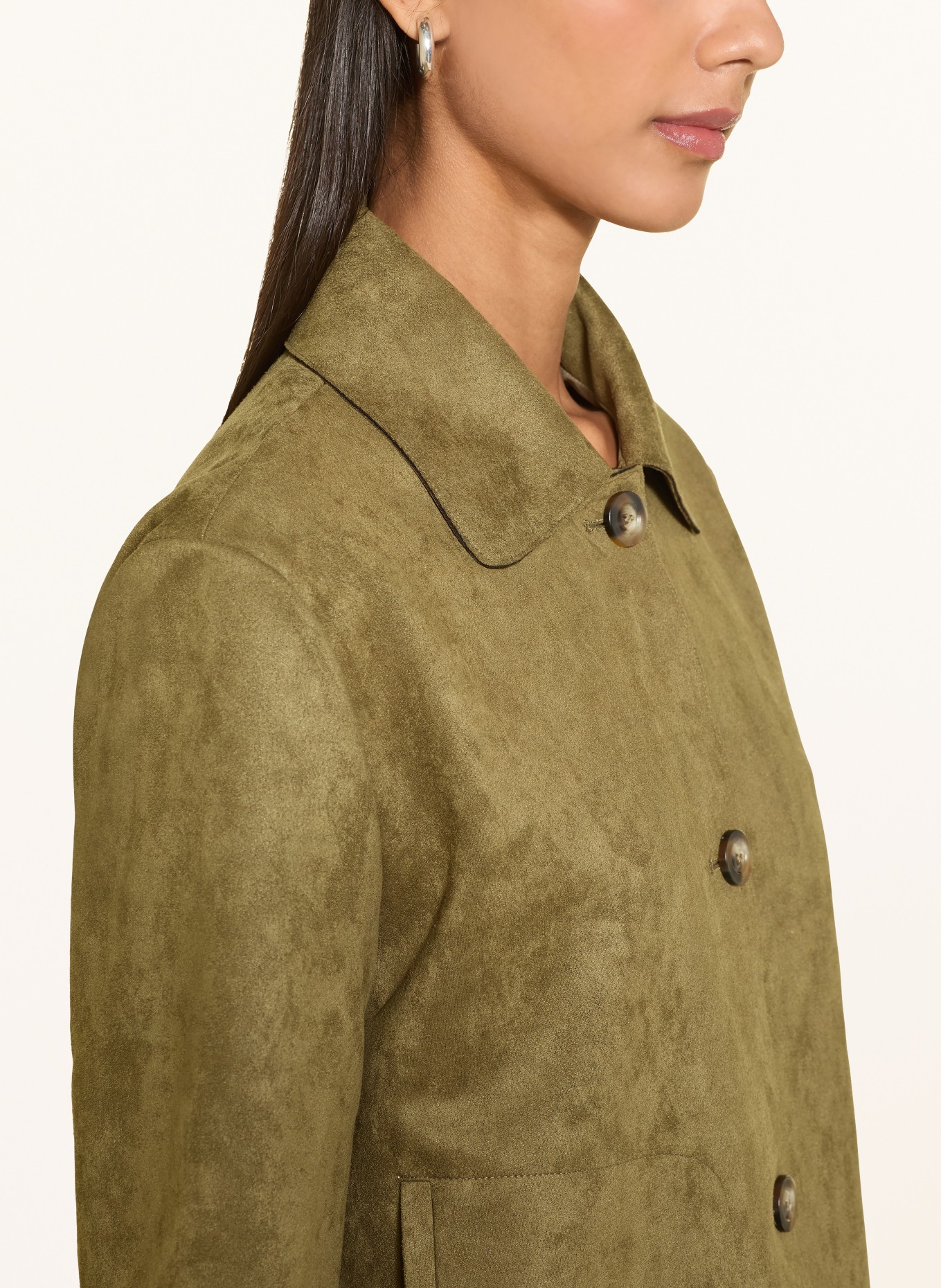 darling harbour Kurtka z klapami w stylu skórzanym: OLIVE