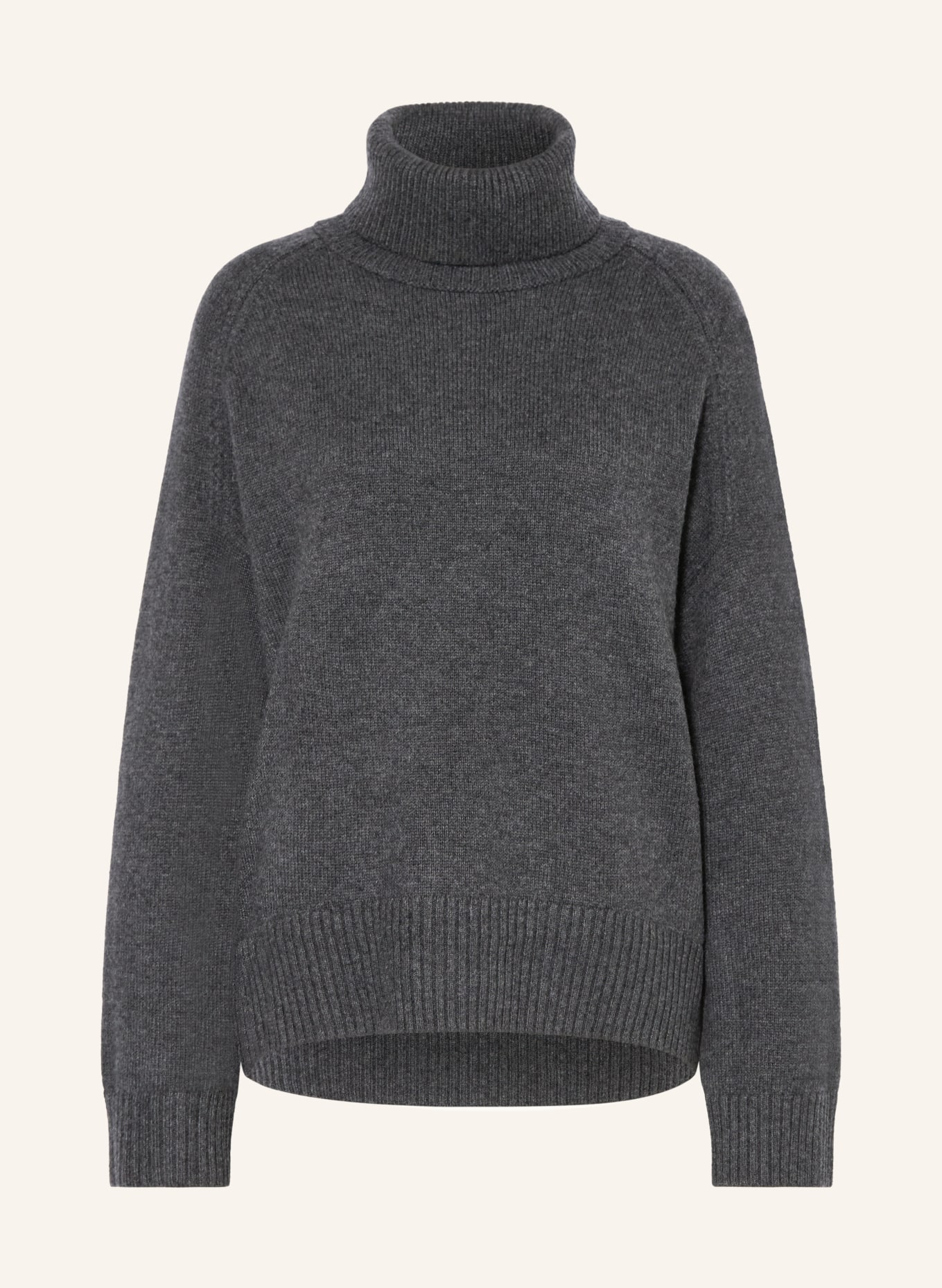 REISS BROOKLYN turtleneck sweater: DARK GRAY