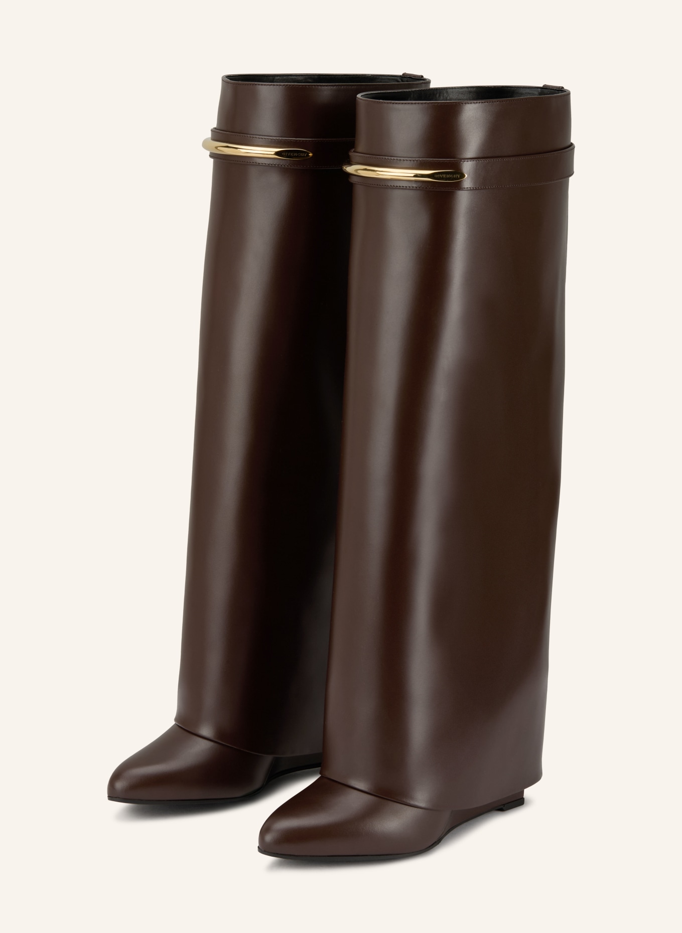 GIVENCHY boots: DARK BROWN
